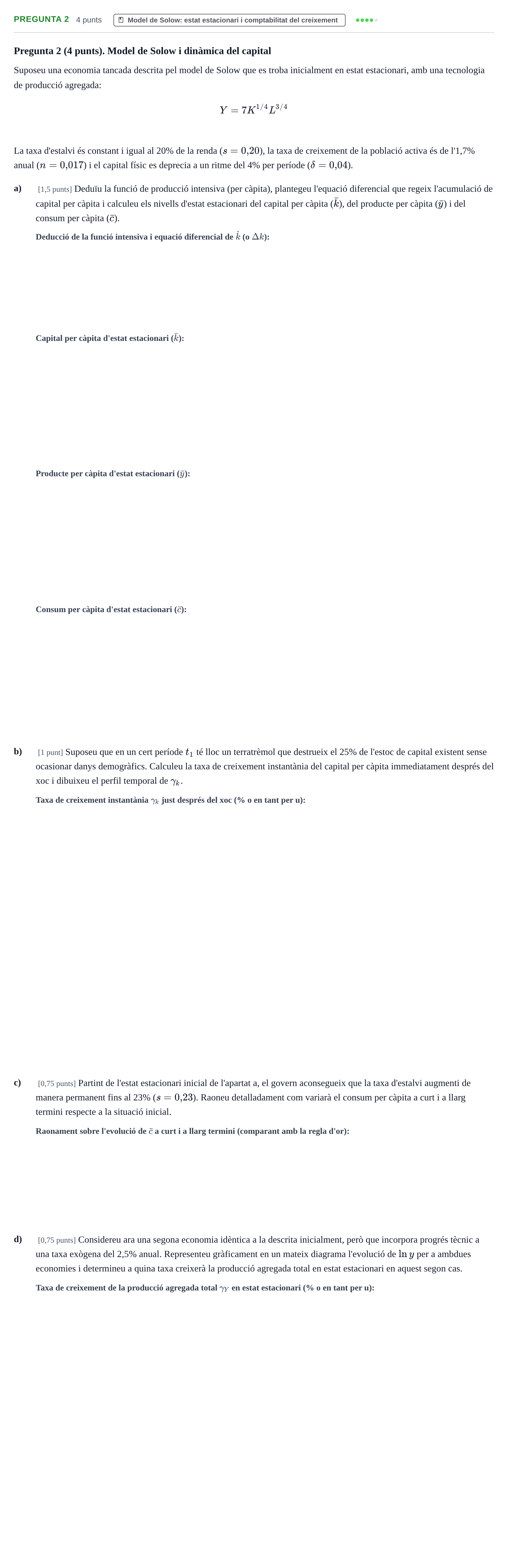 Enunciado: Pregunta 2 · Macroeconomía II UB 2021