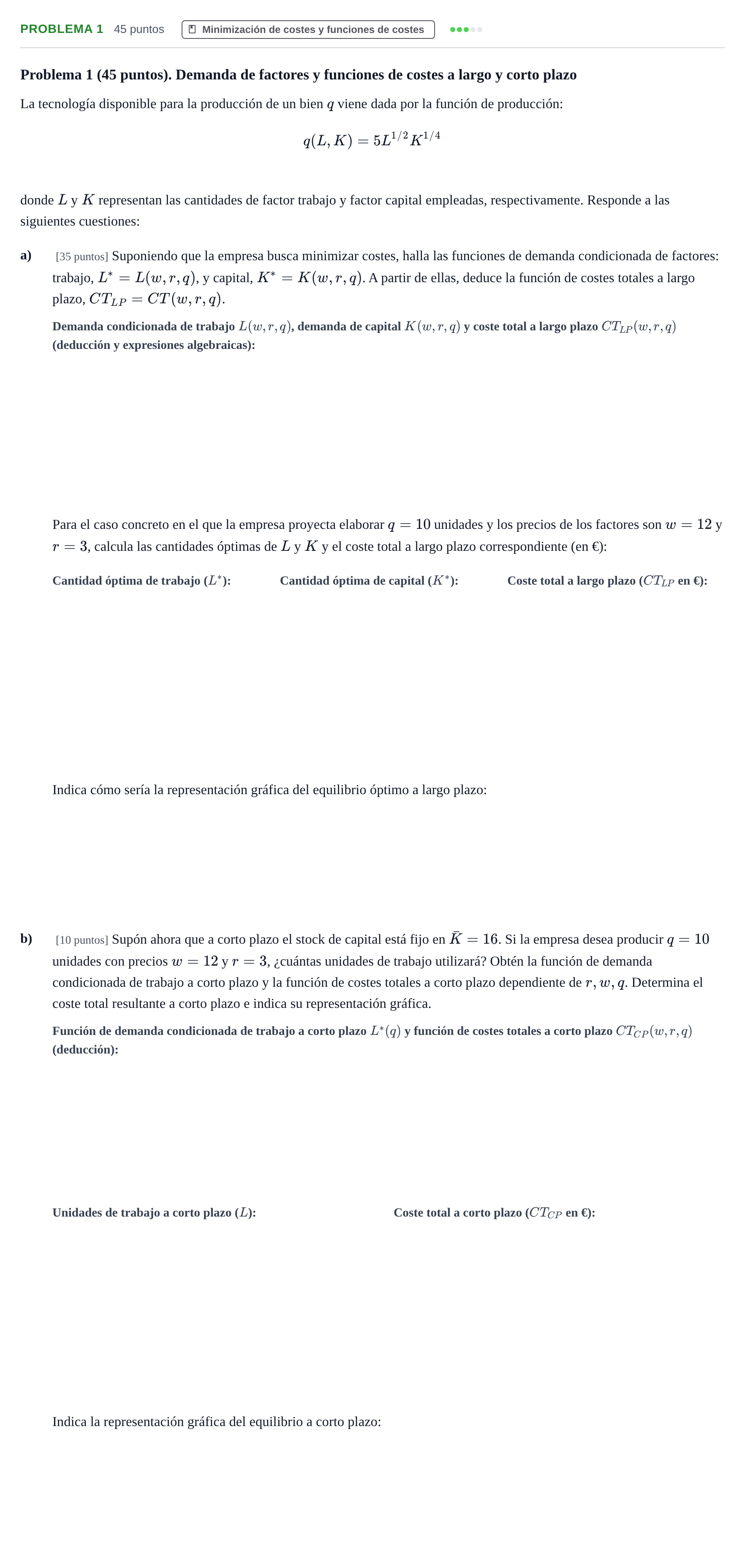 Enunciado: Problema 1 · Microeconomía II UB 2025