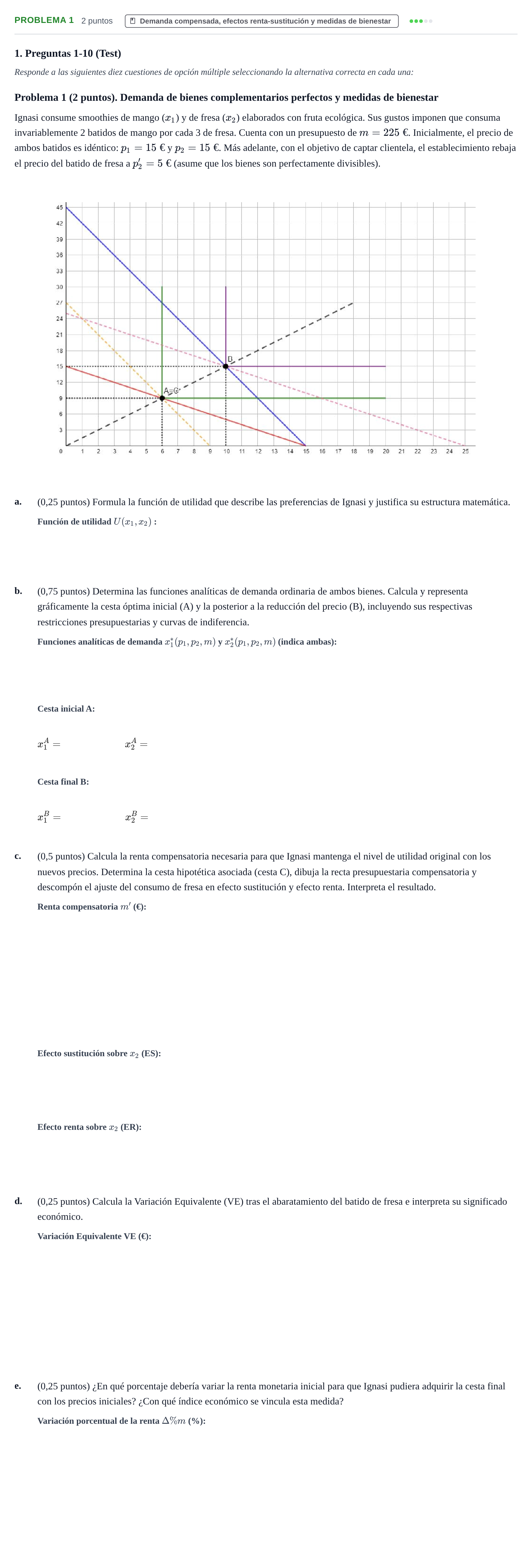 Enunciado: Problema 1 · Microeconomía II UB 2024