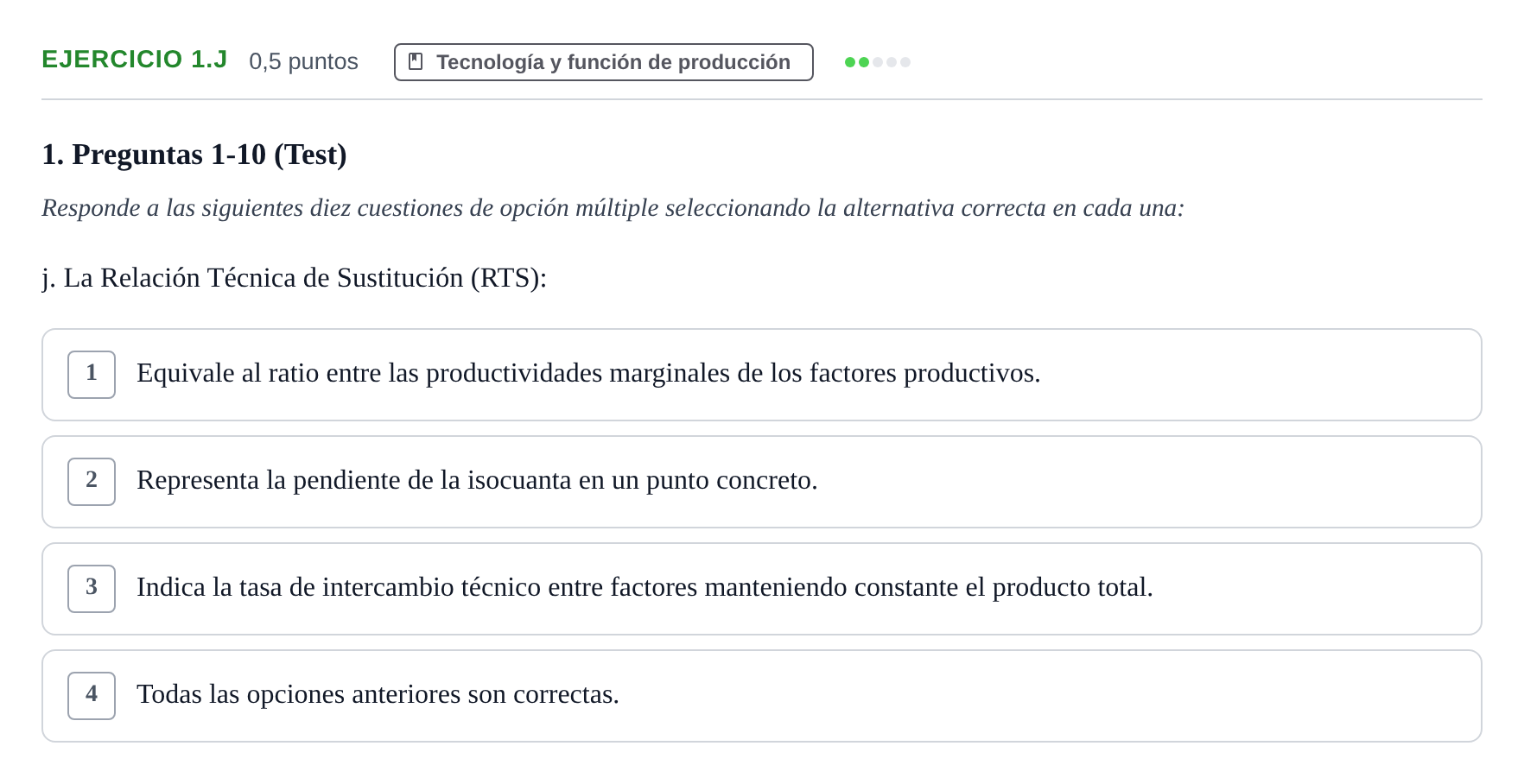 Enunciado: Ejercicio 1.j · Microeconomía II UB 2024