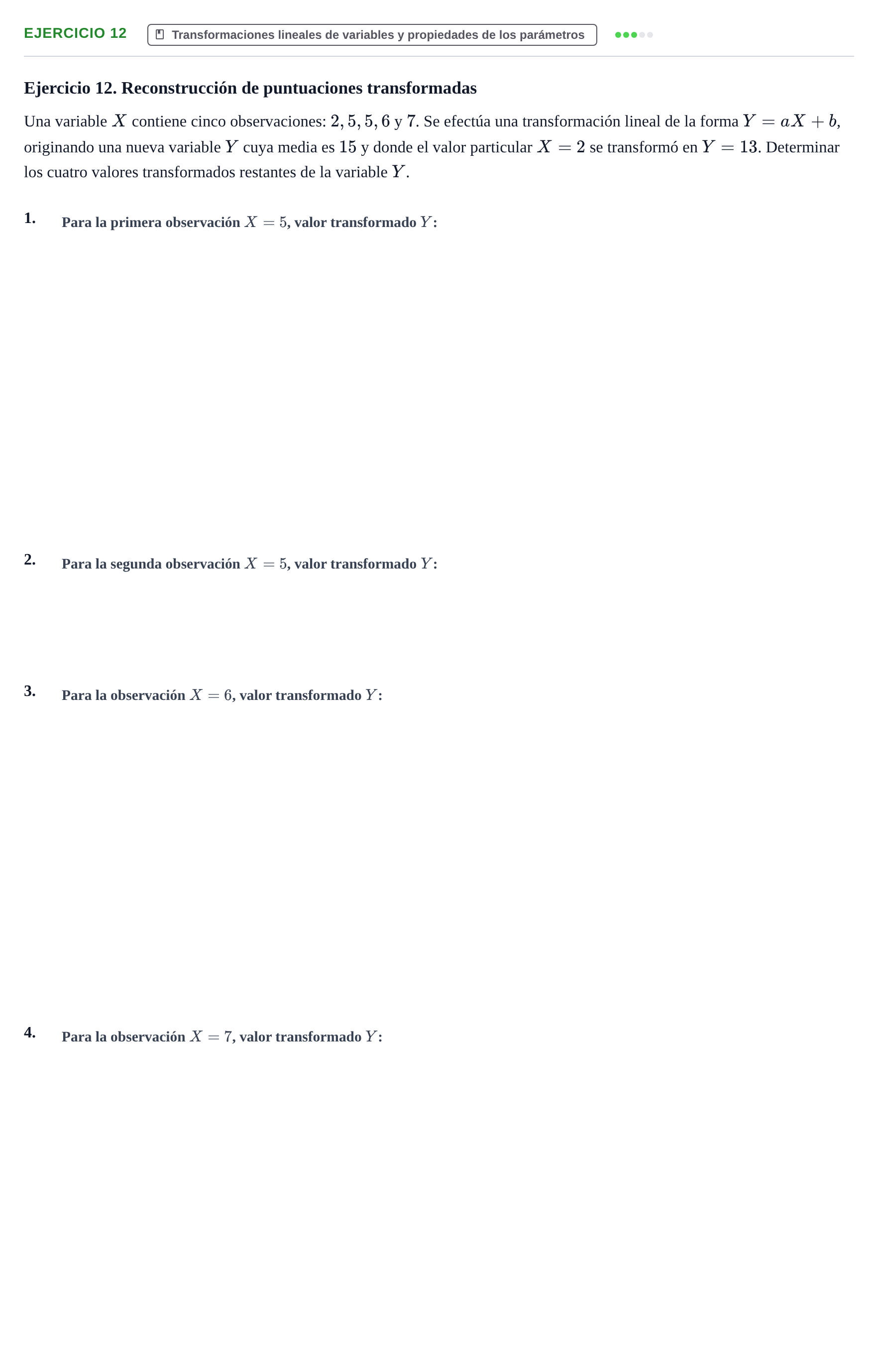 Enunciado: Ejercicio 12 · Estadística Económica y Empresarial i UB Colección de Exámenes Finales de Estadística Descriptiva