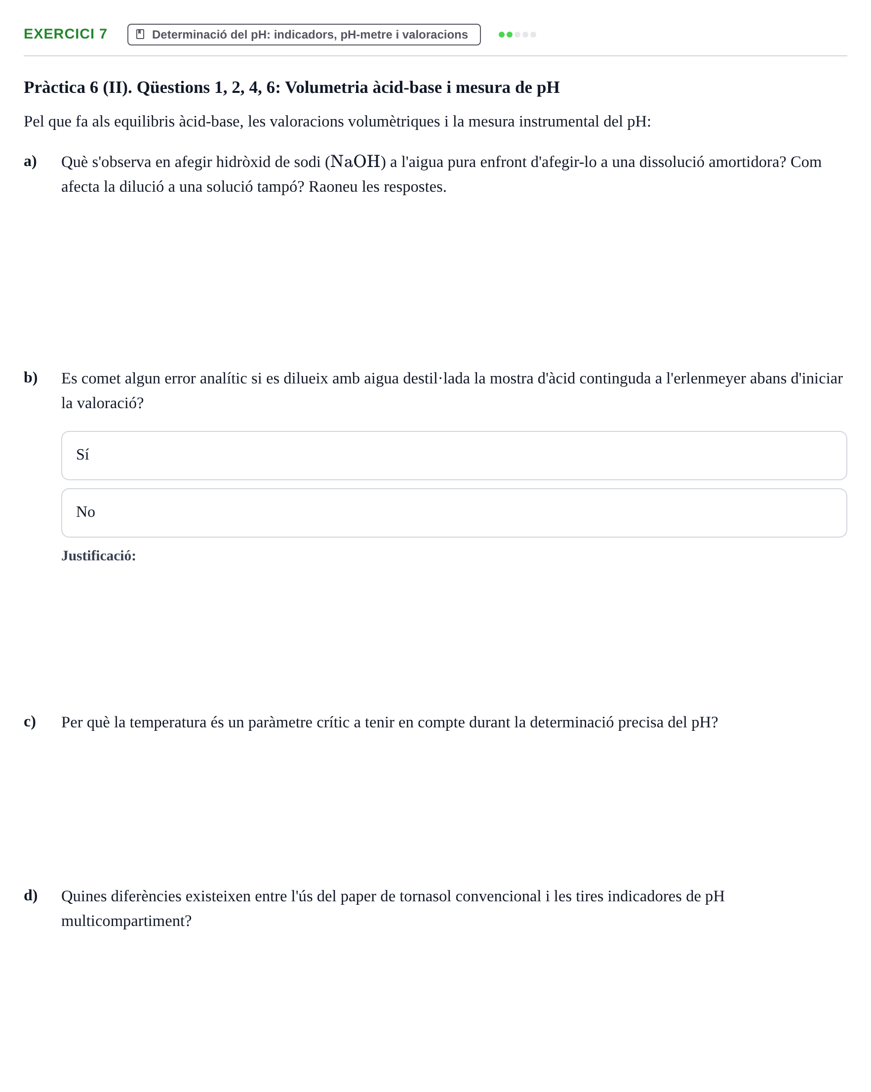 Enunciado: Problema 7 · Iniciación Al Trabajo de Laboratorio UB Examen teòric i qüestions de pràctiques de laboratori