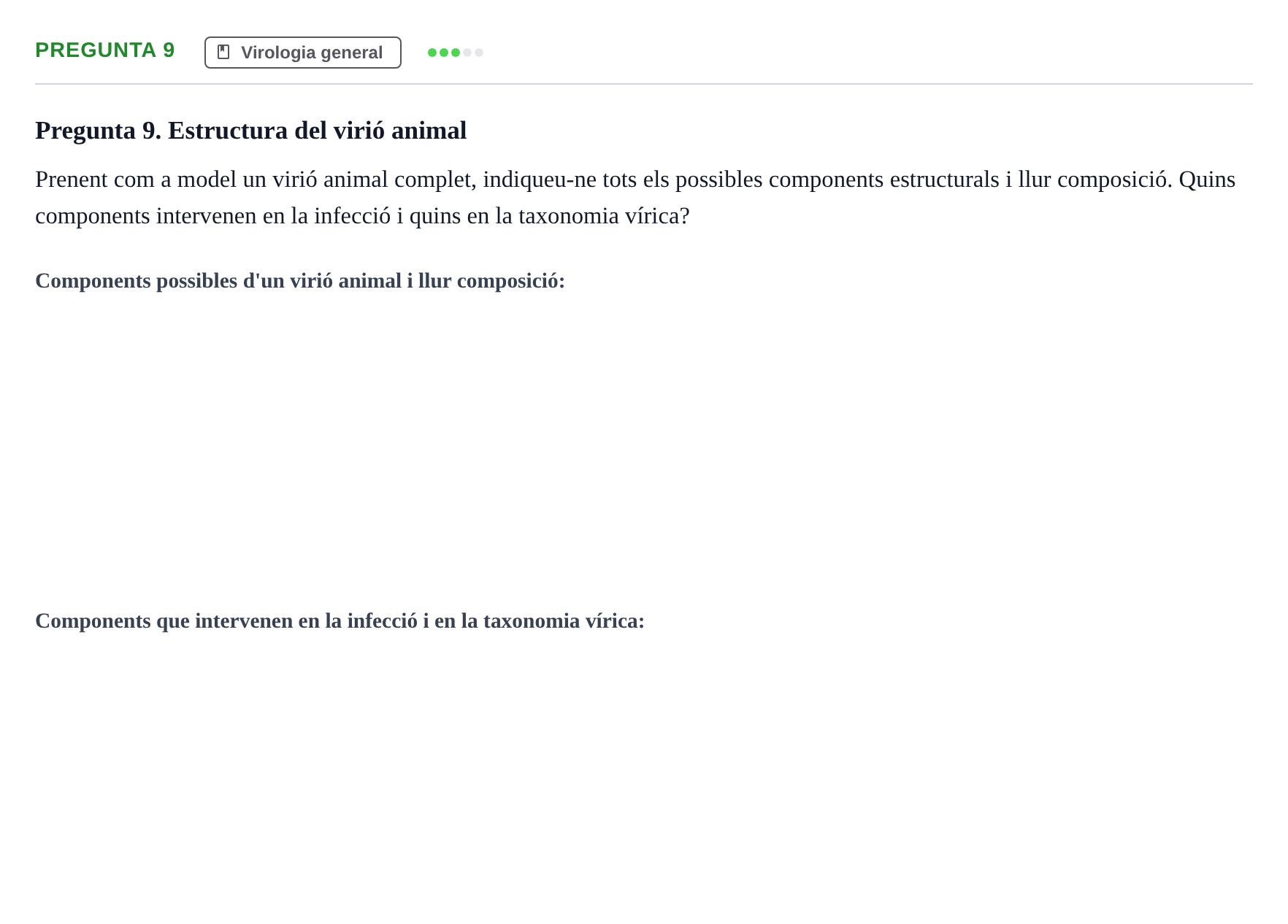 Enunciado: Pregunta 9 · Microbiología I UB Recull de preguntes d'examen resoltes: Microbiologia I