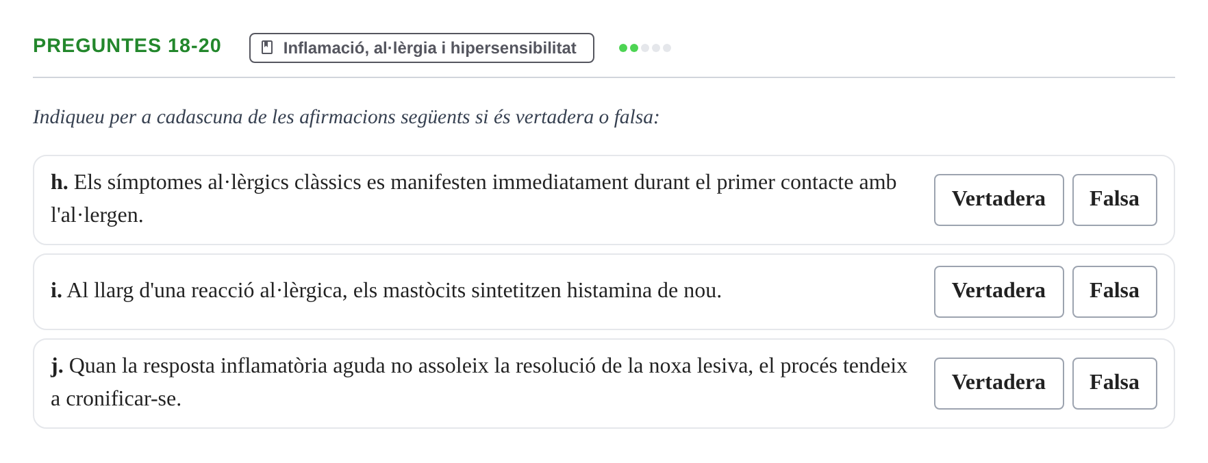 Enunciado: Ejercicio Preguntes 18-20 · Fisiología y Fisiopatología II UB 2021