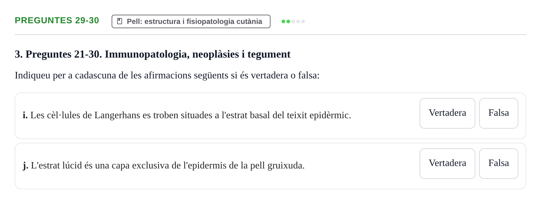 Enunciado: Ejercicio Preguntes 29-30 · Fisiología y Fisiopatología II UB 2021