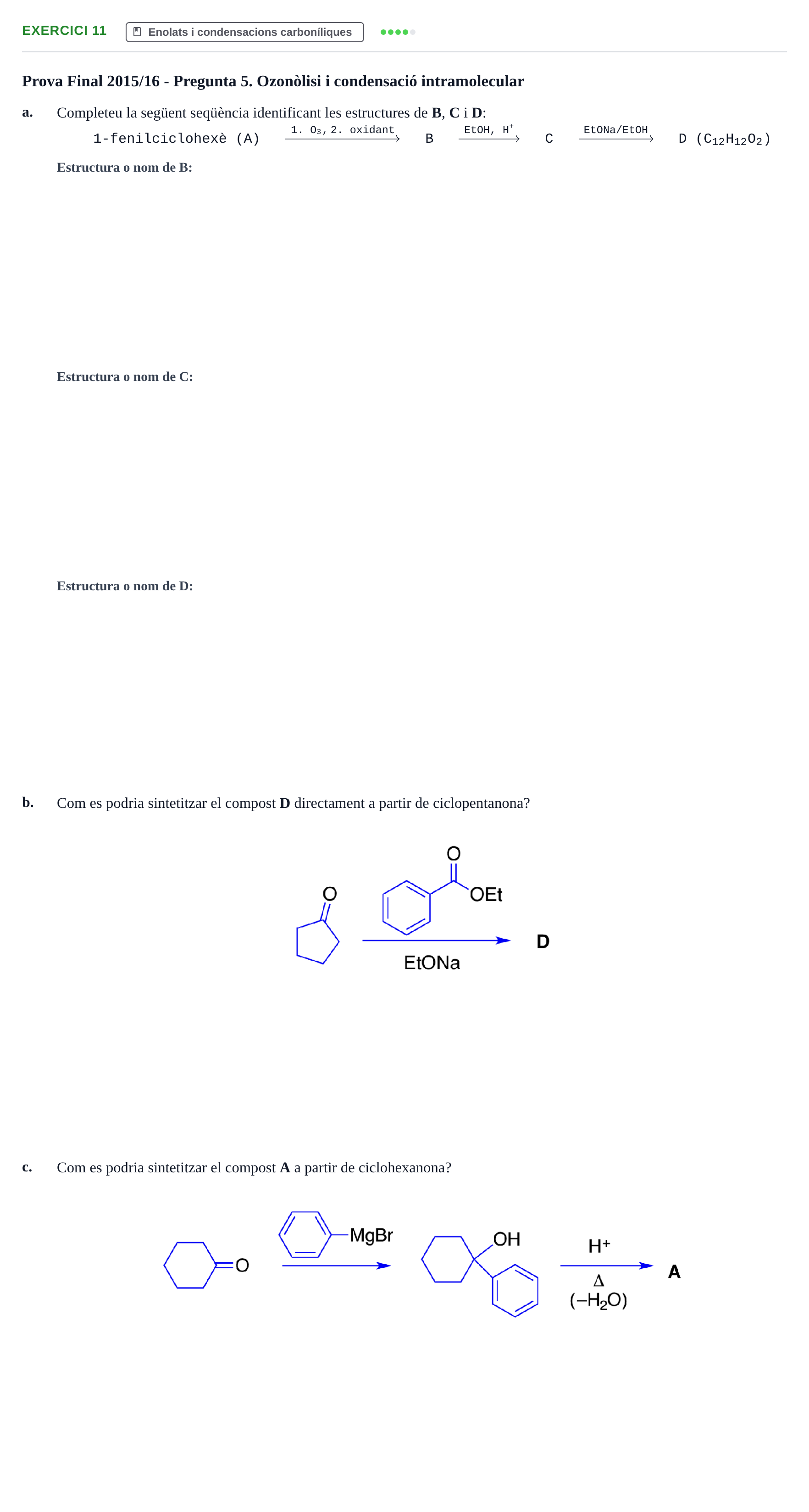 Enunciado: Problema 11 · Química Orgánica II UB 2014