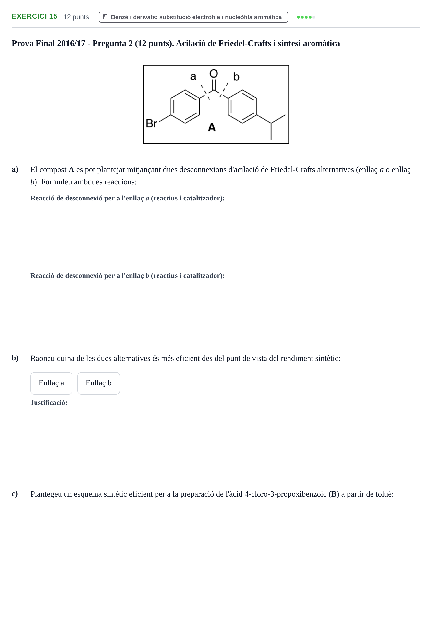 Enunciado: Problema 15 · Química Orgánica II UB 2014