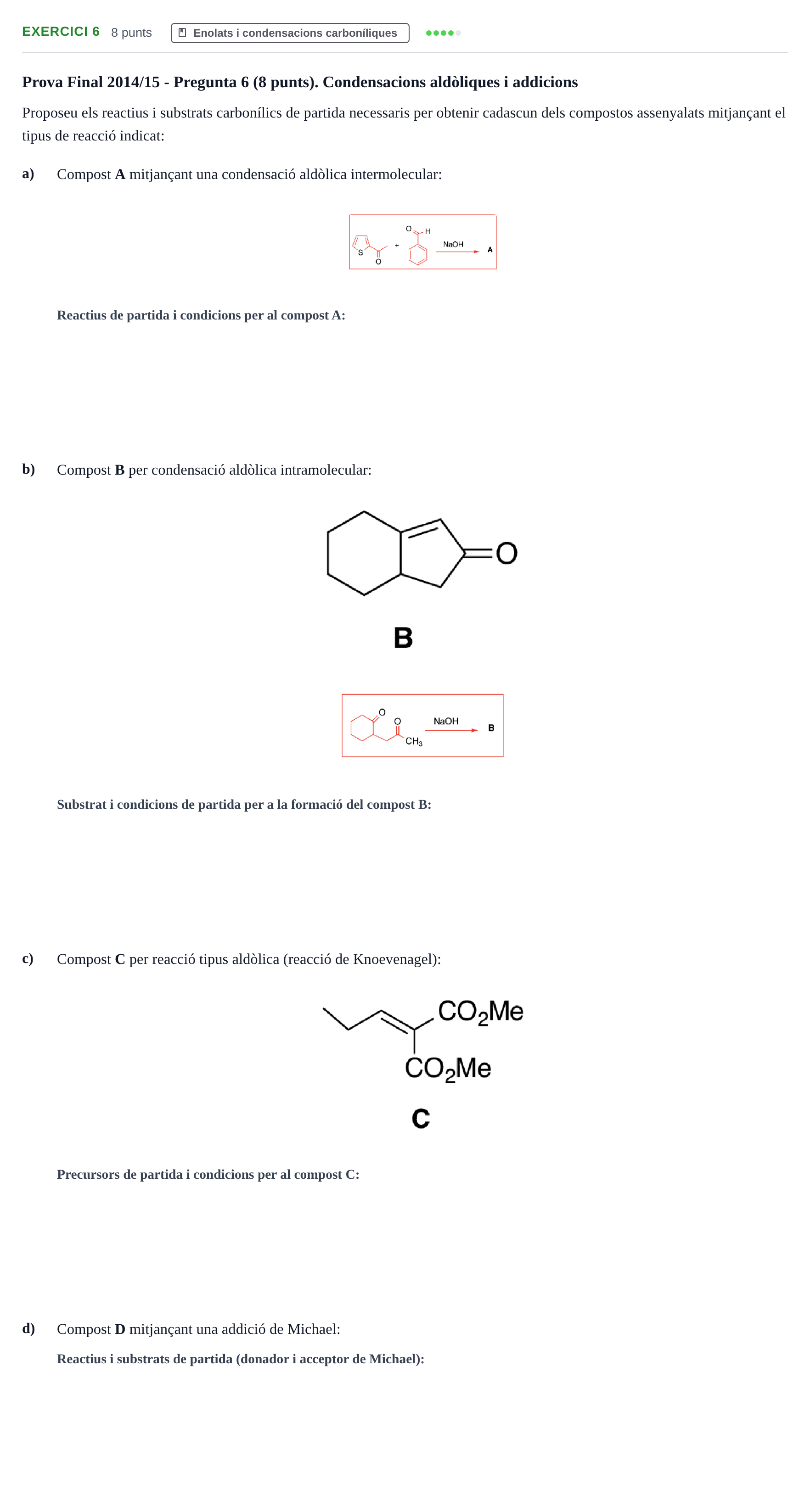 Enunciado: Problema 6 · Química Orgánica II UB 2014