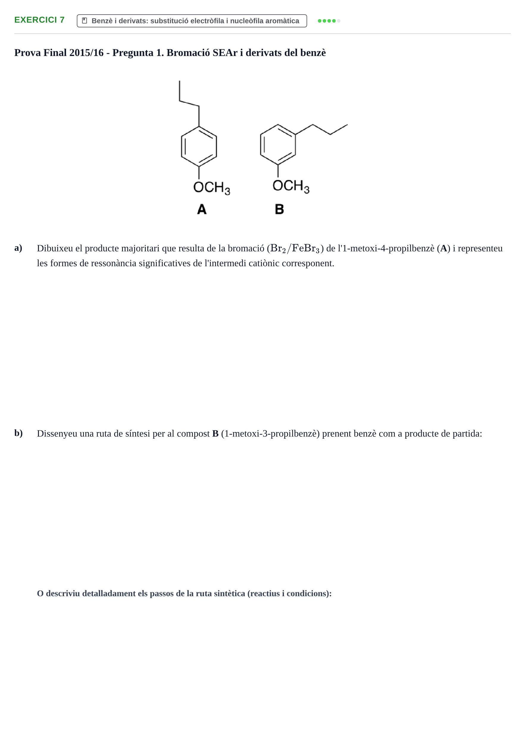 Enunciado: Problema 7 · Química Orgánica II UB 2014