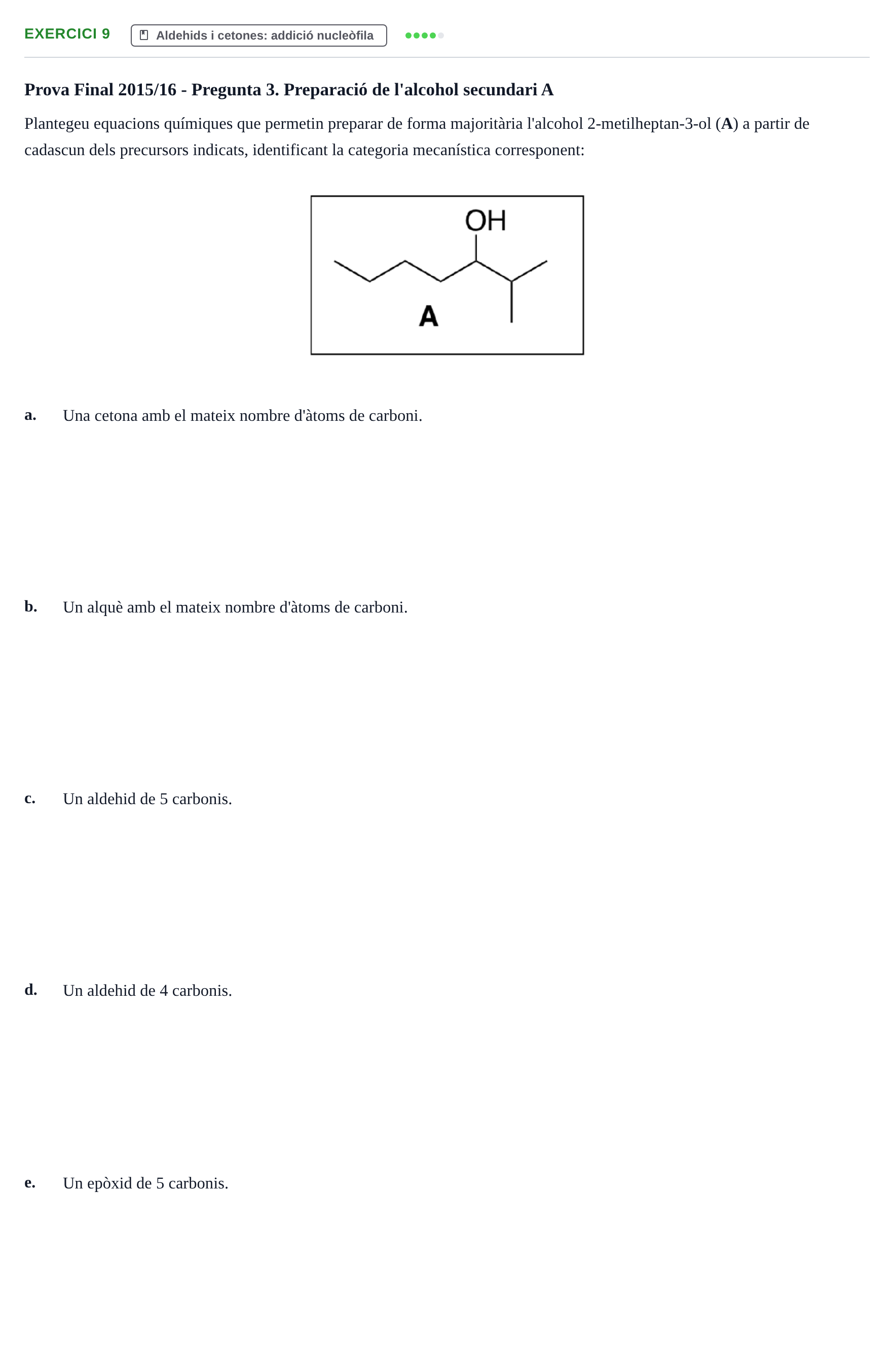 Enunciado: Problema 9 · Química Orgánica II UB 2014