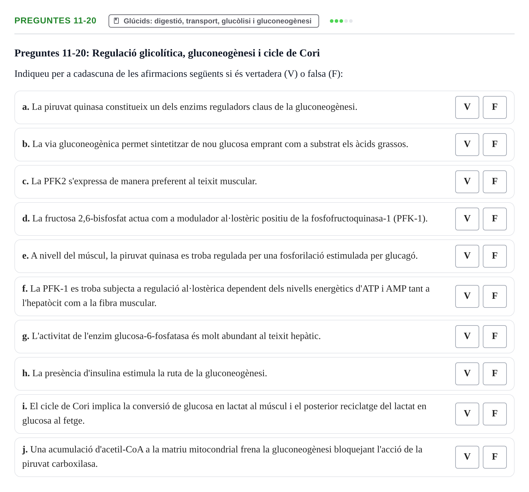 Enunciado: Ejercicio Preguntes 11-20 · Bioquímica UB 2024