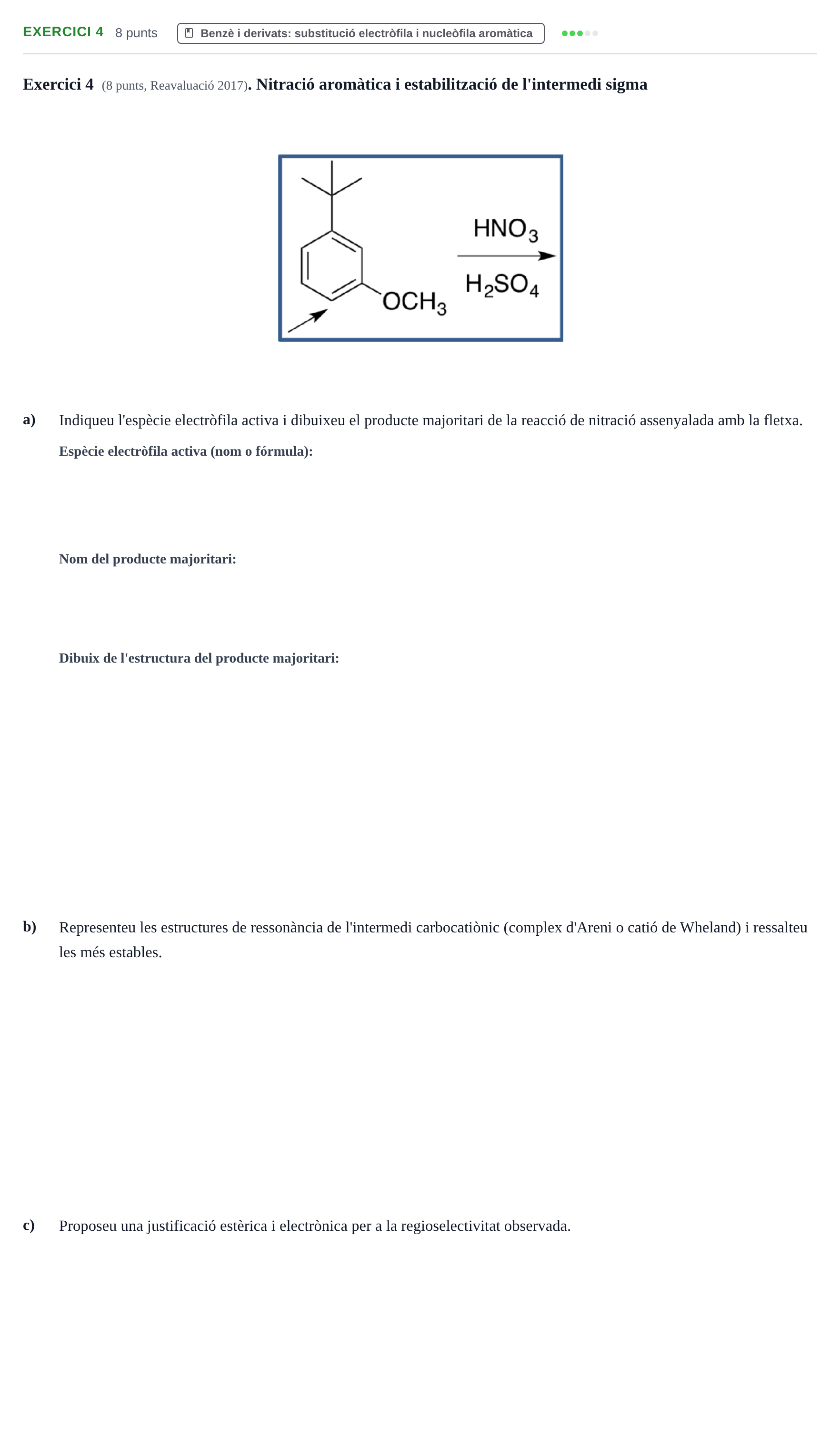 Enunciado: Exercici 4 · Química Orgánica II UB 2015