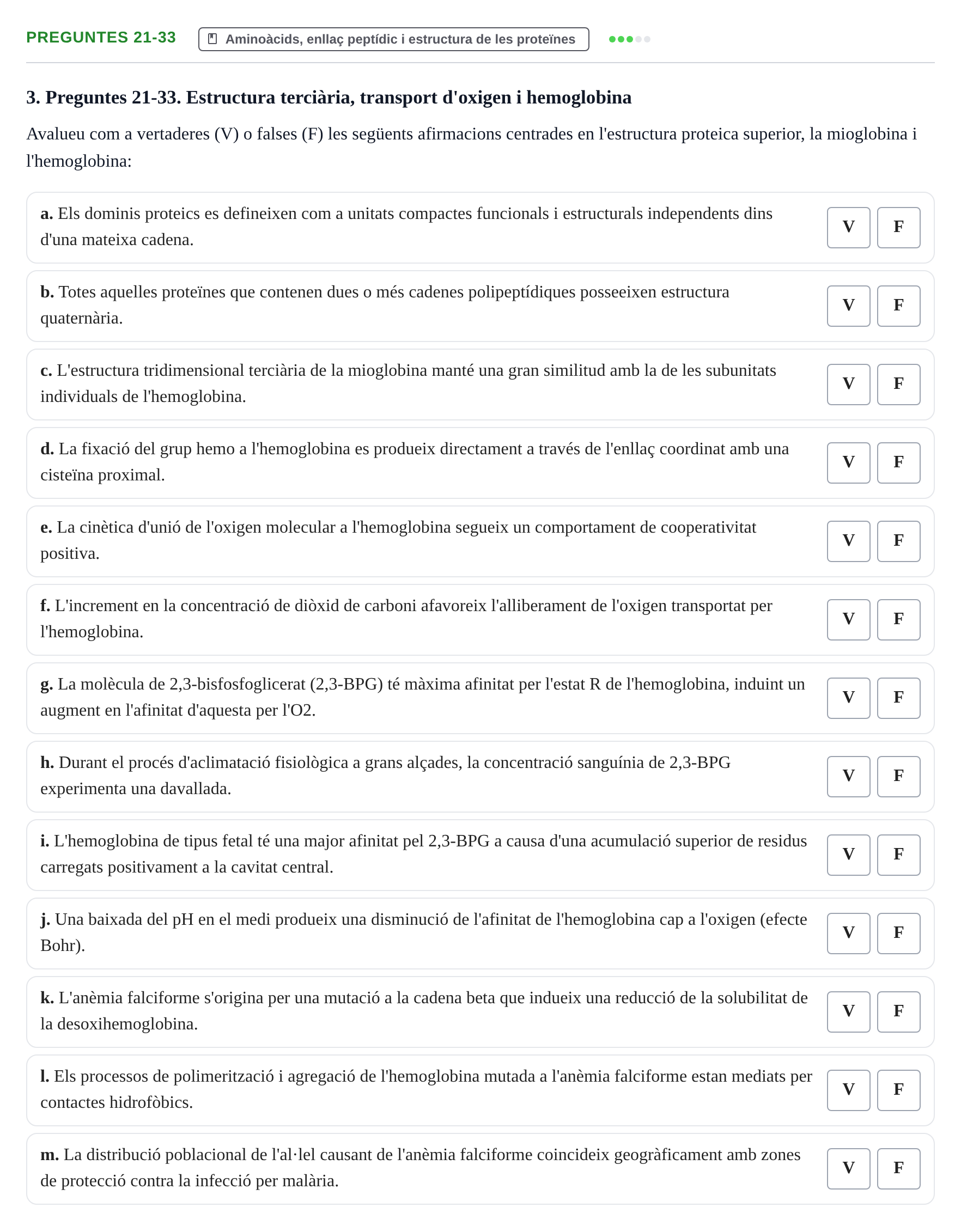 Enunciado: Ejercicio Preguntes 21-33 · Bioquímica UB 2015