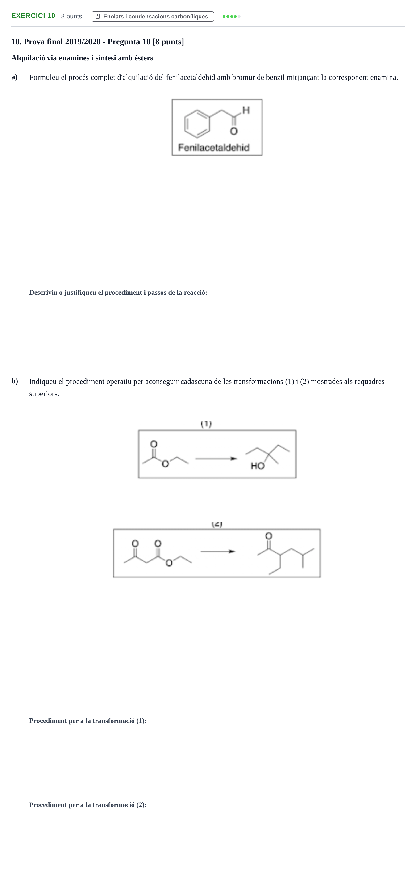 Enunciado: Problema 10 · Química Orgánica II UB 2018