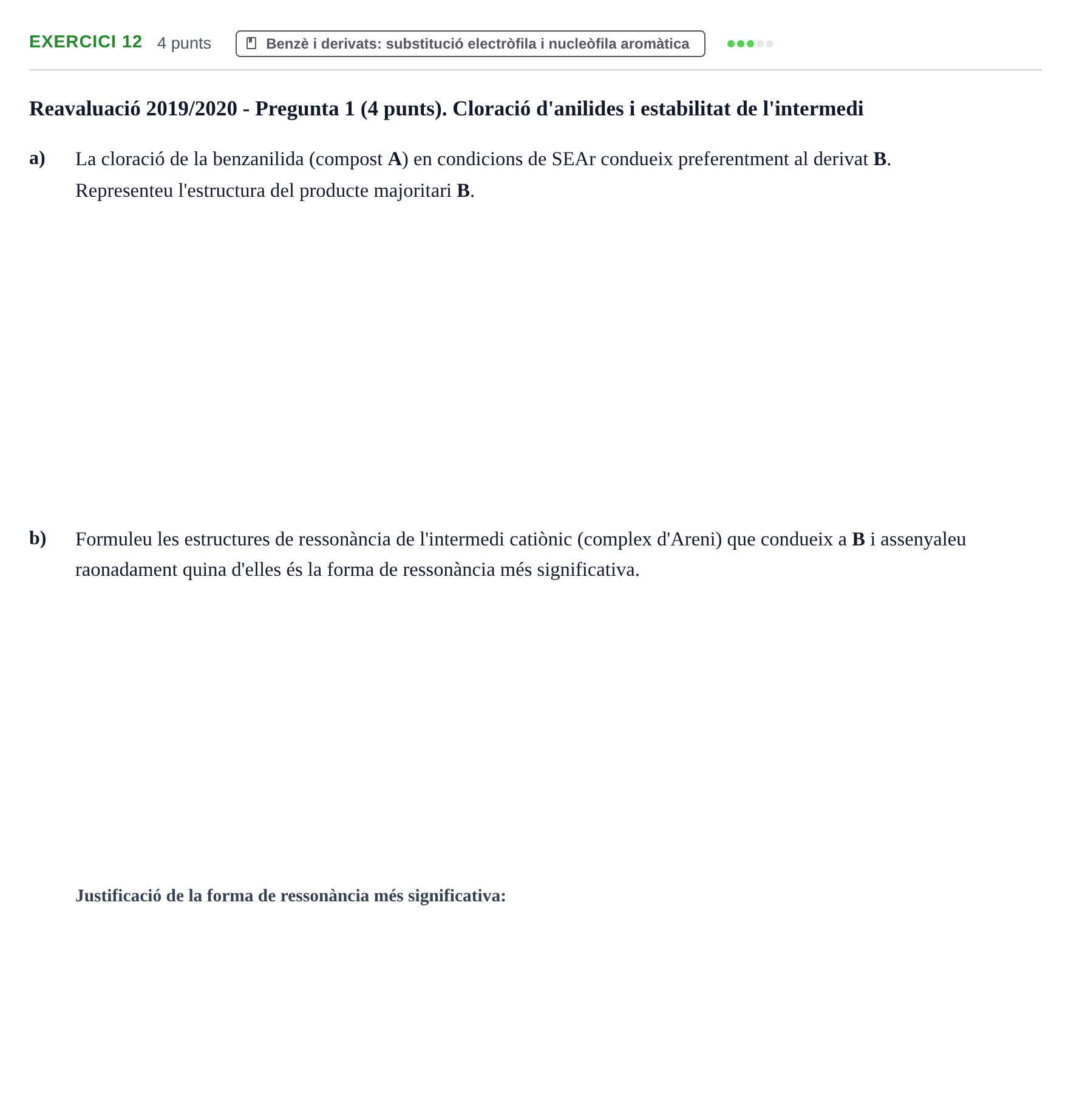 Enunciado: Problema 12 · Química Orgánica II UB 2018