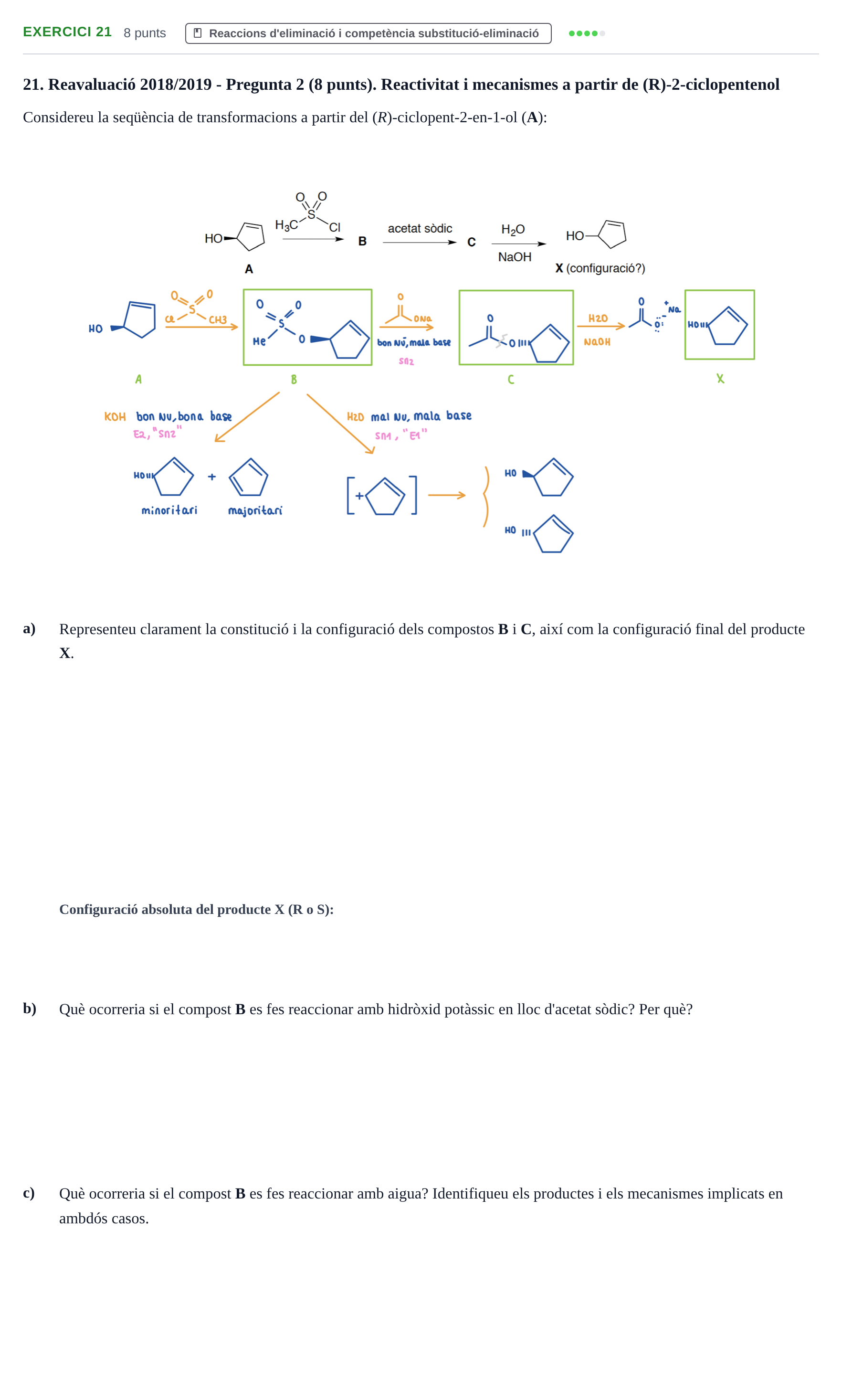 Enunciado: Problema 21 · Química Orgánica II UB 2018