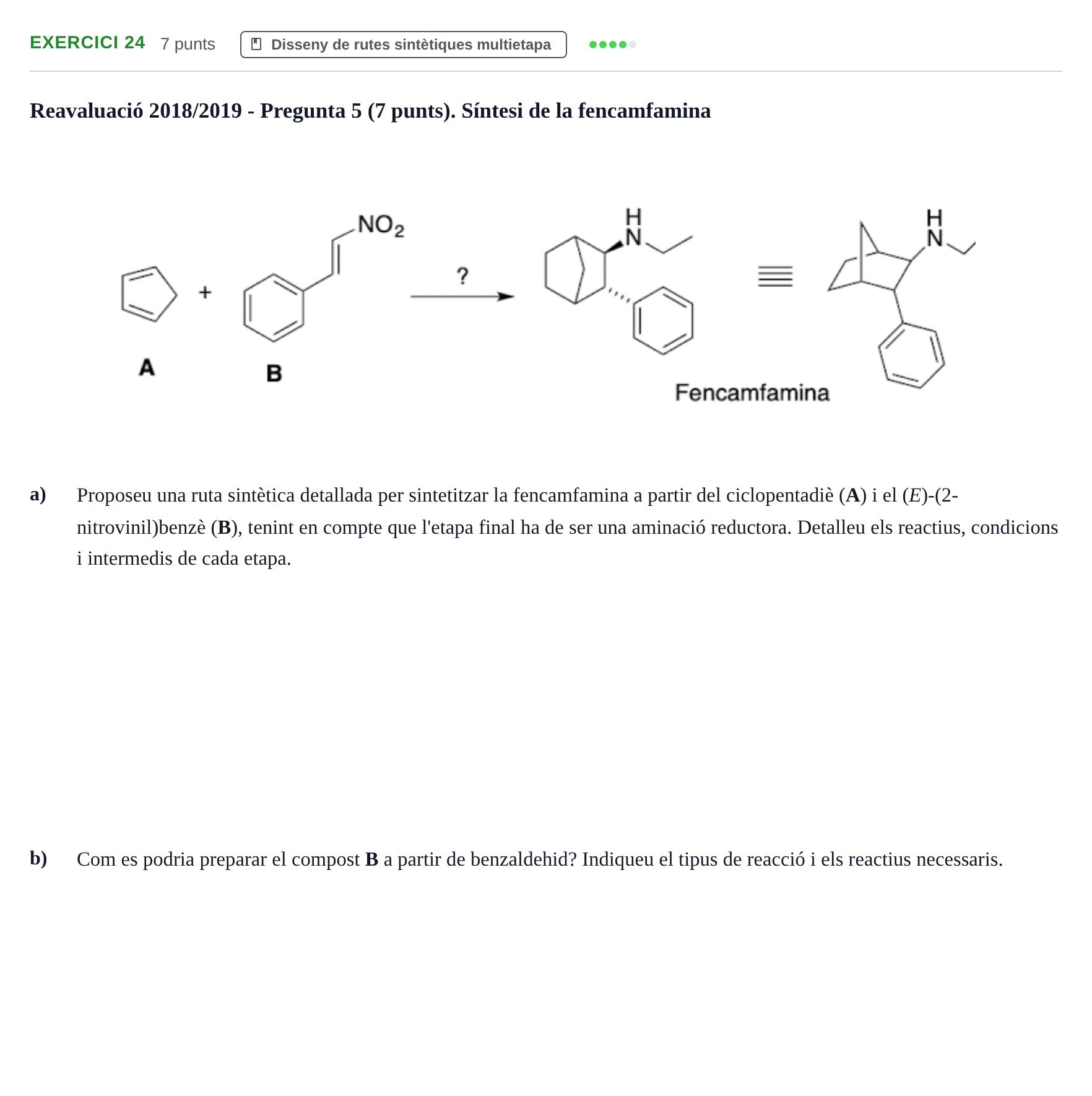 Enunciado: Problema 24 · Química Orgánica II UB 2018
