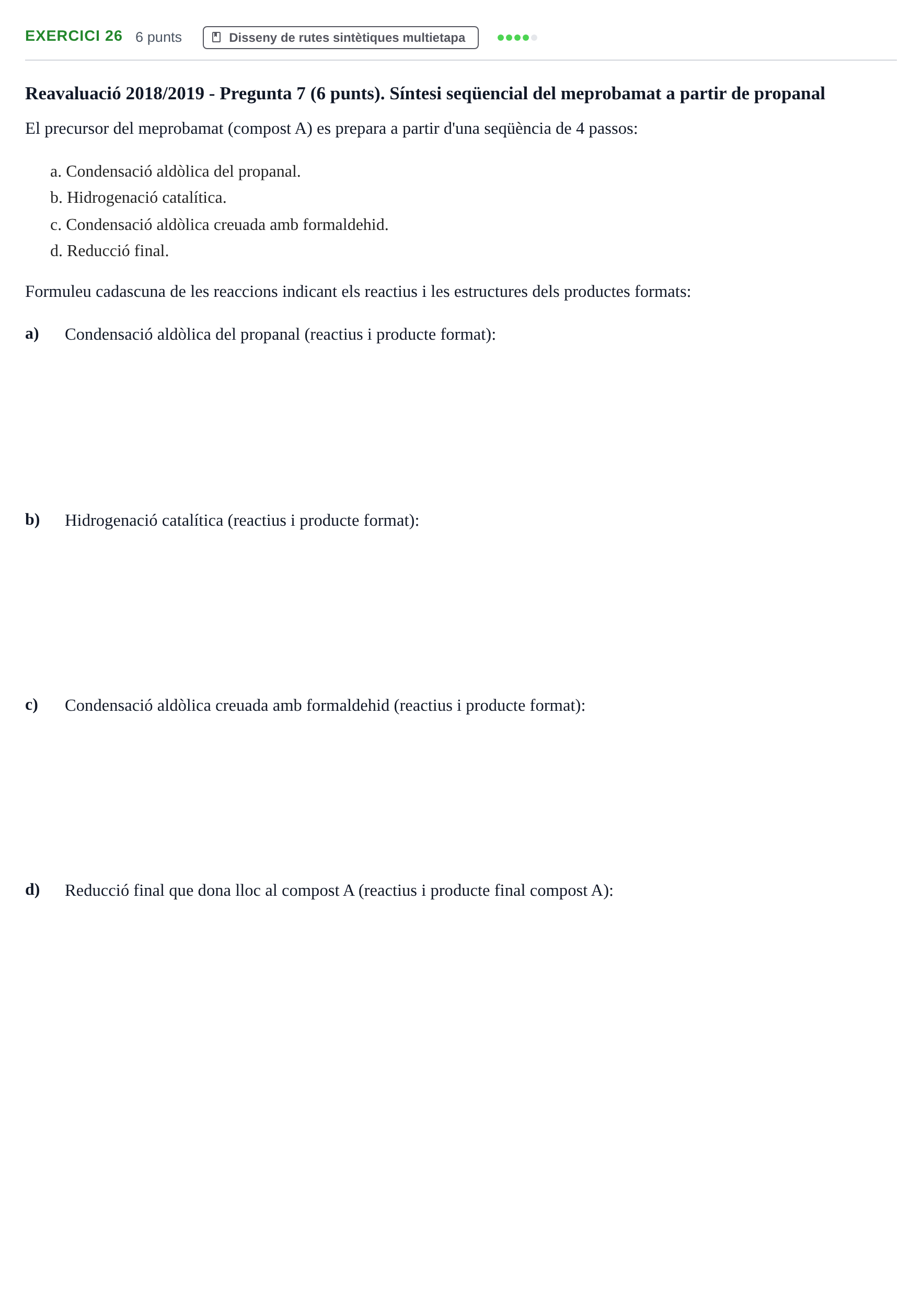 Enunciado: Problema 26 · Química Orgánica II UB 2018