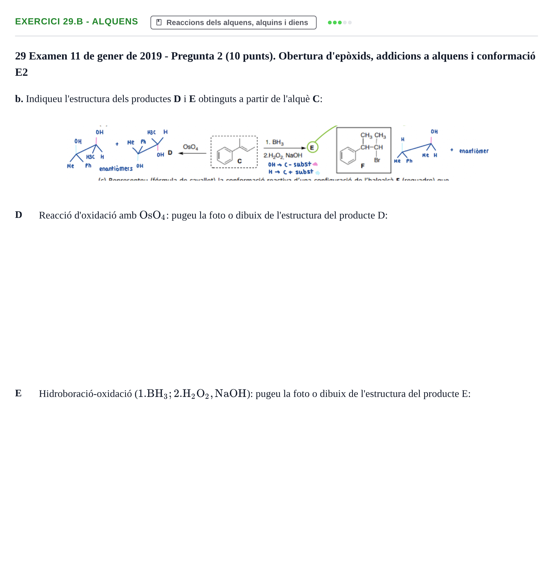 Enunciado: Ejercicio 29.b - Alquens · Química Orgánica II UB 2018