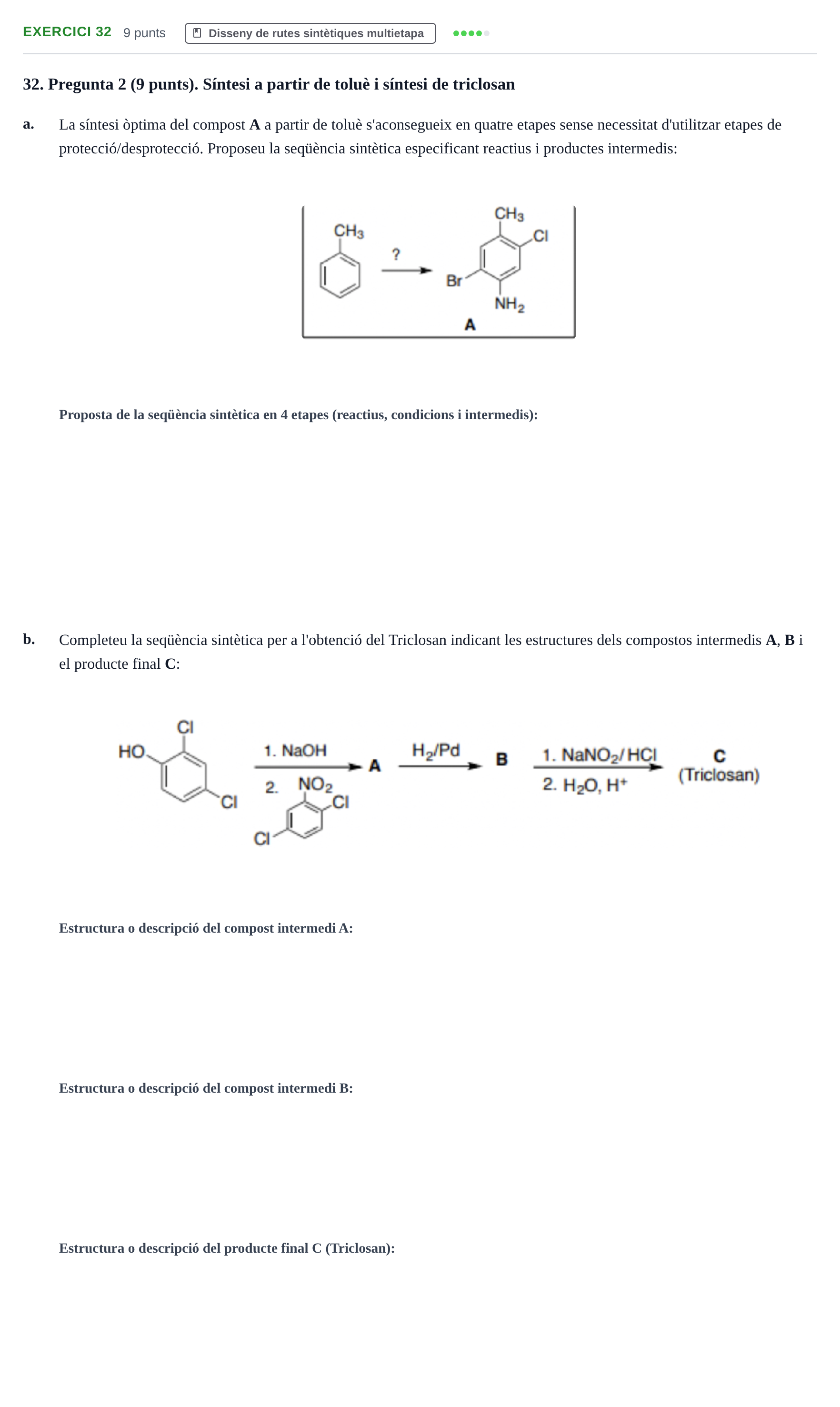 Enunciado: Problema 32 · Química Orgánica II UB 2018