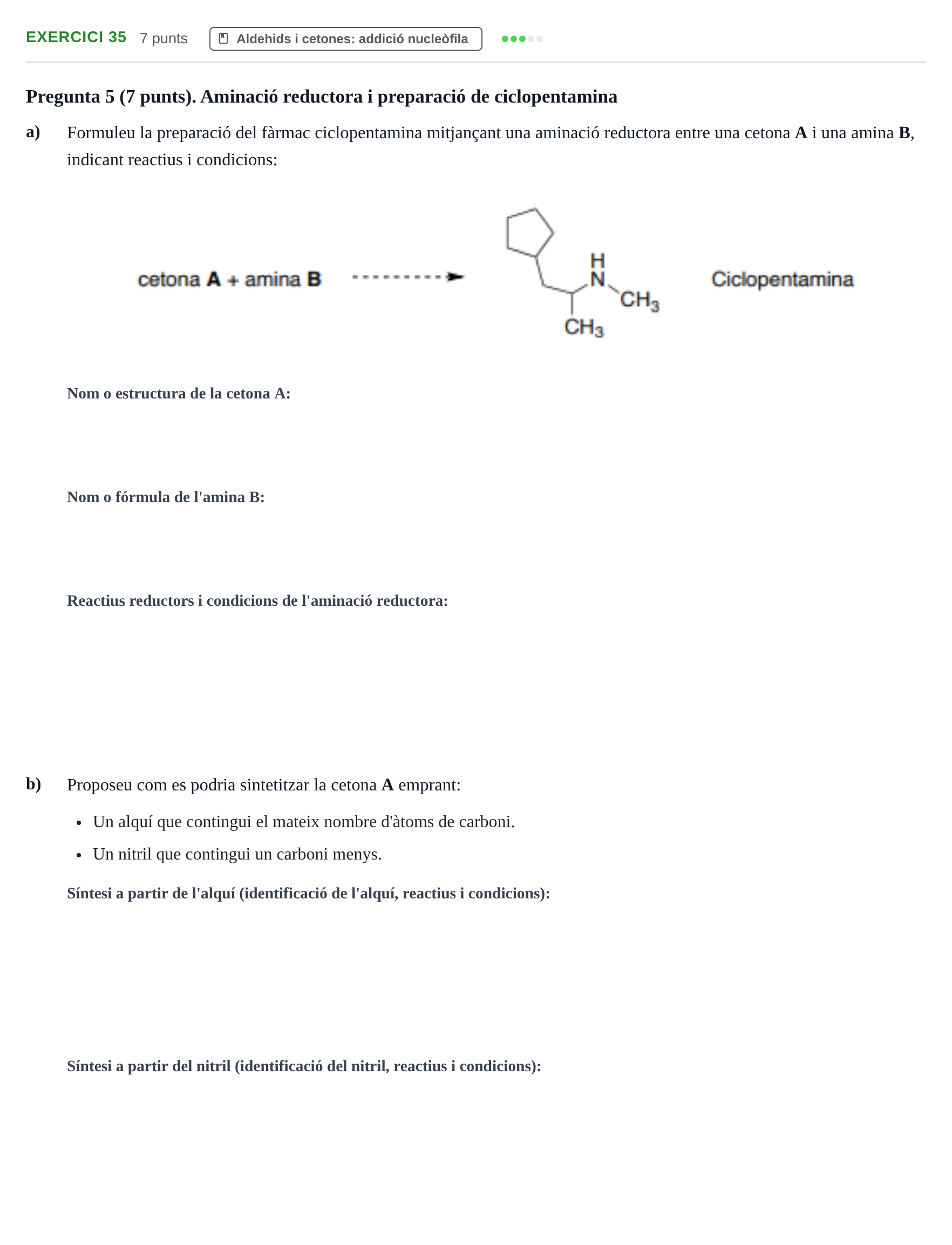 Enunciado: Problema 35 · Química Orgánica II UB 2018