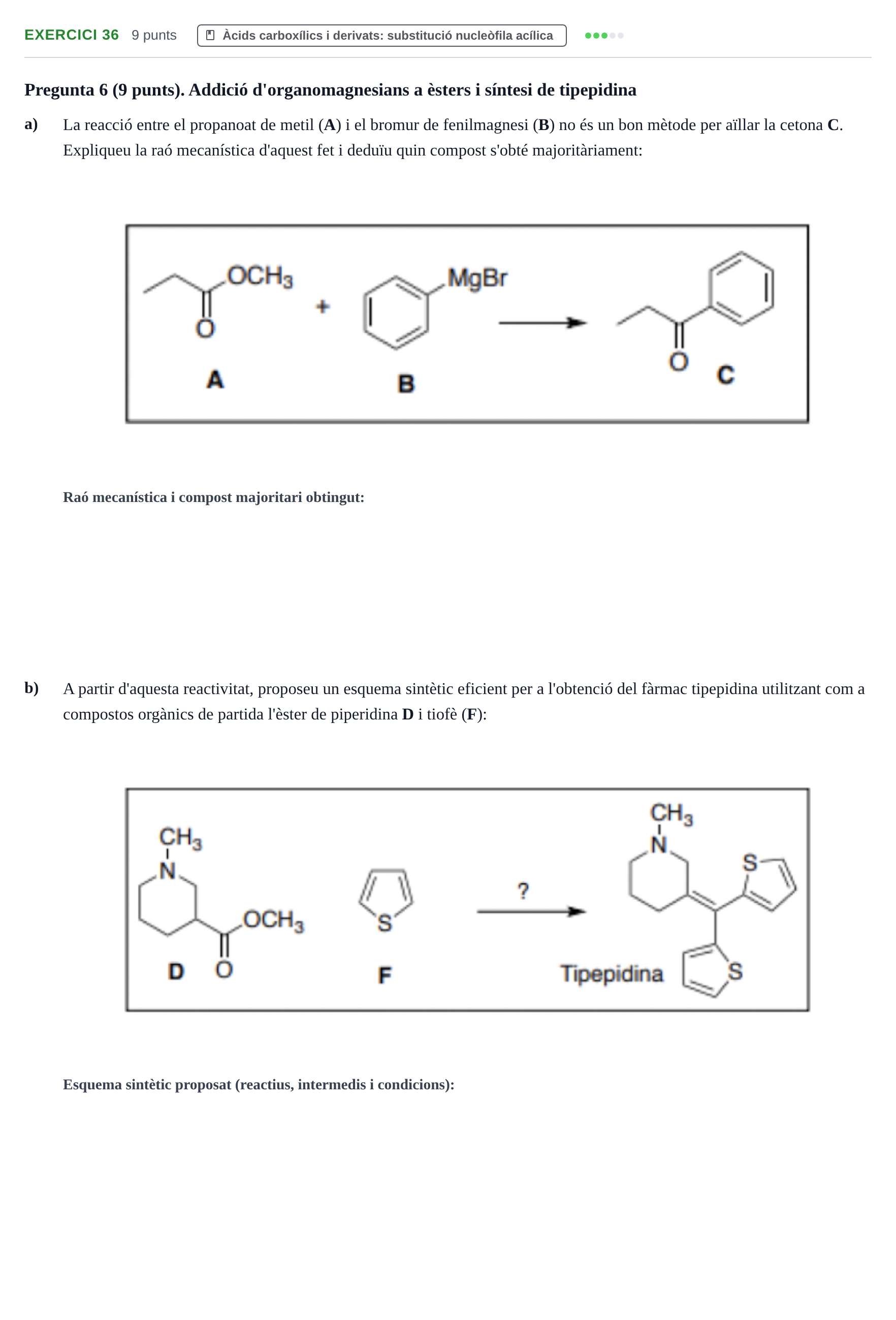 Enunciado: Problema 36 · Química Orgánica II UB 2018