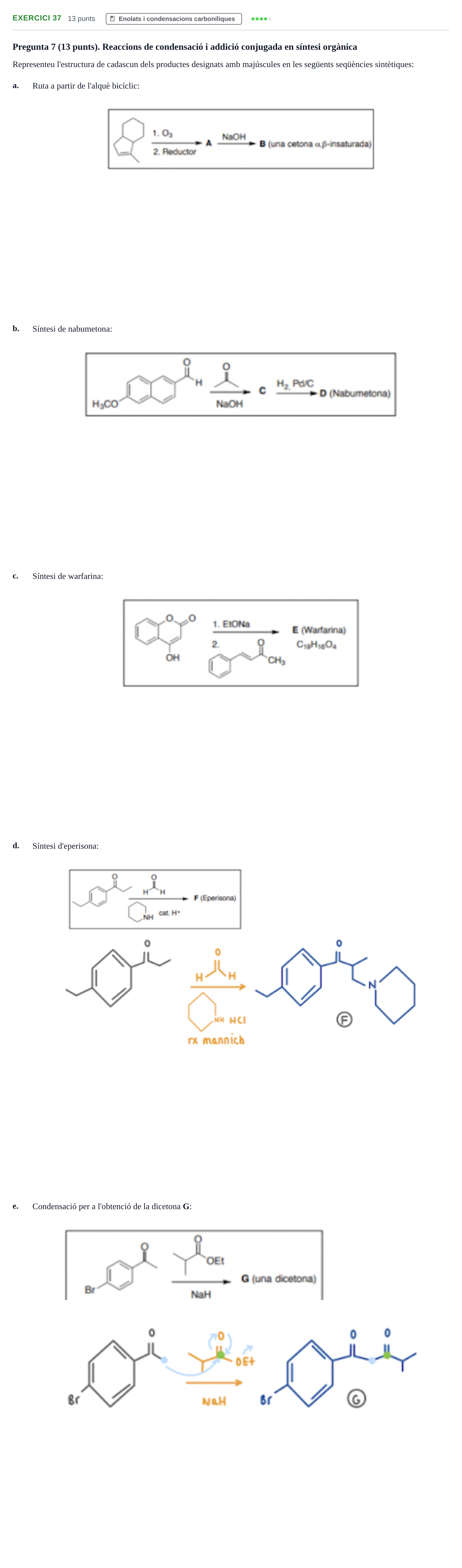 Enunciado: Problema 37 · Química Orgánica II UB 2018