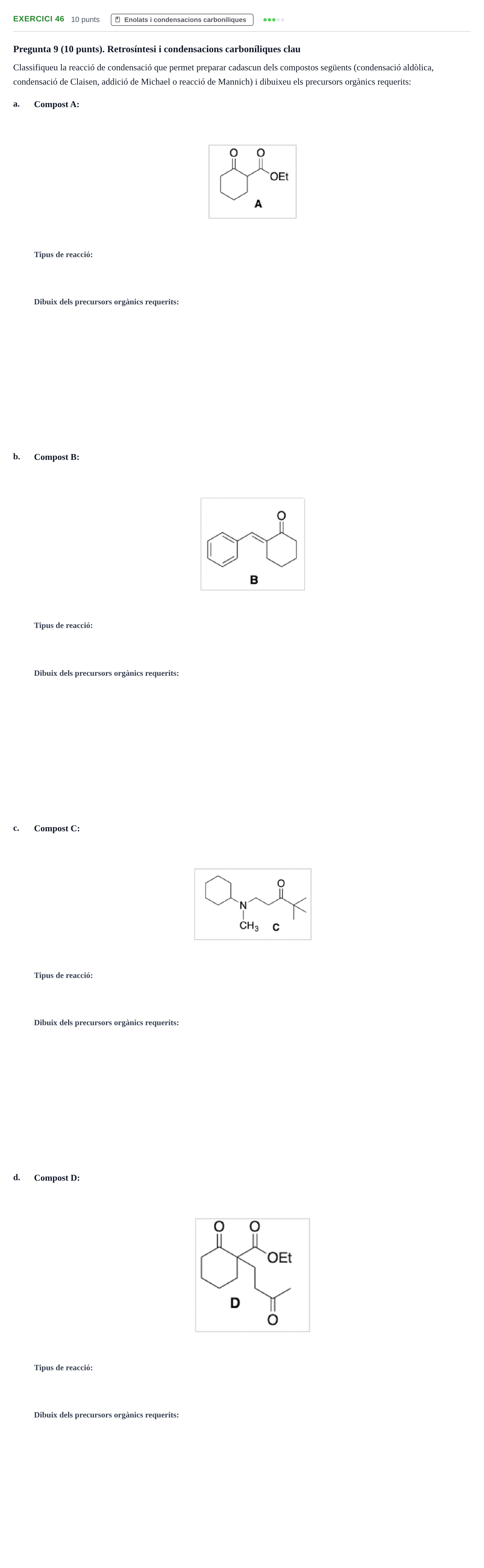 Enunciado: Problema 46 · Química Orgánica II UB 2018