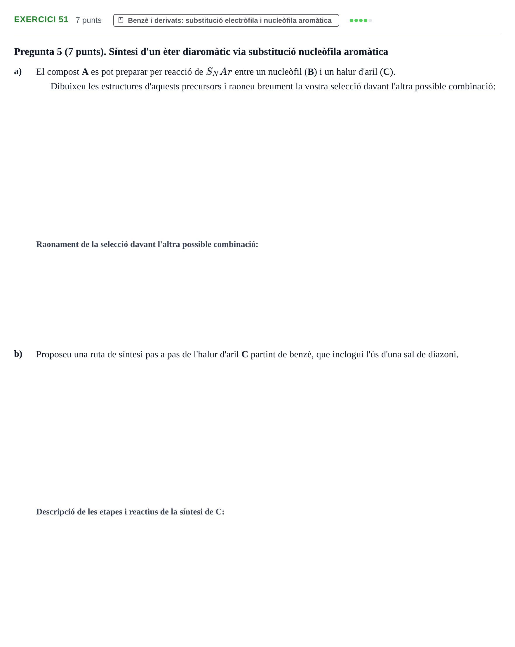 Enunciado: Problema 51 · Química Orgánica II UB 2018