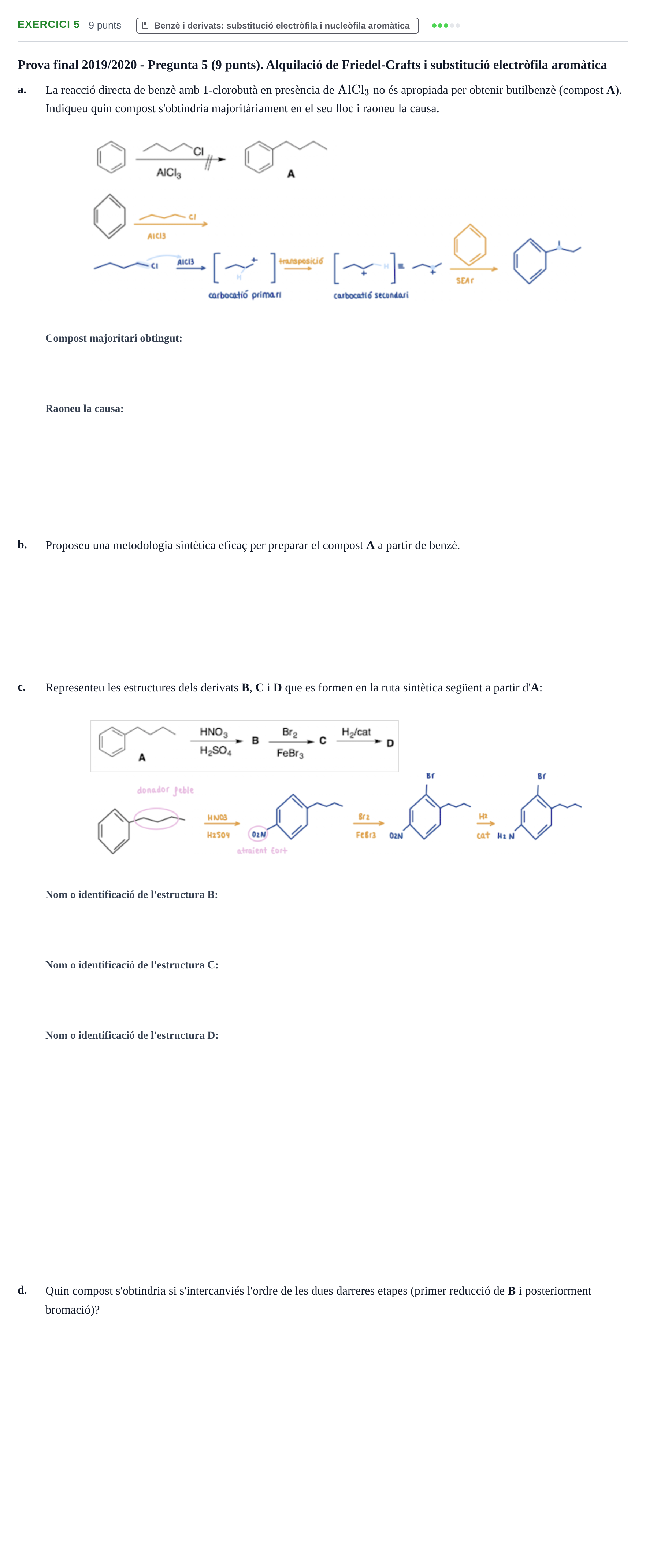 Enunciado: Problema 5 · Química Orgánica II UB 2018