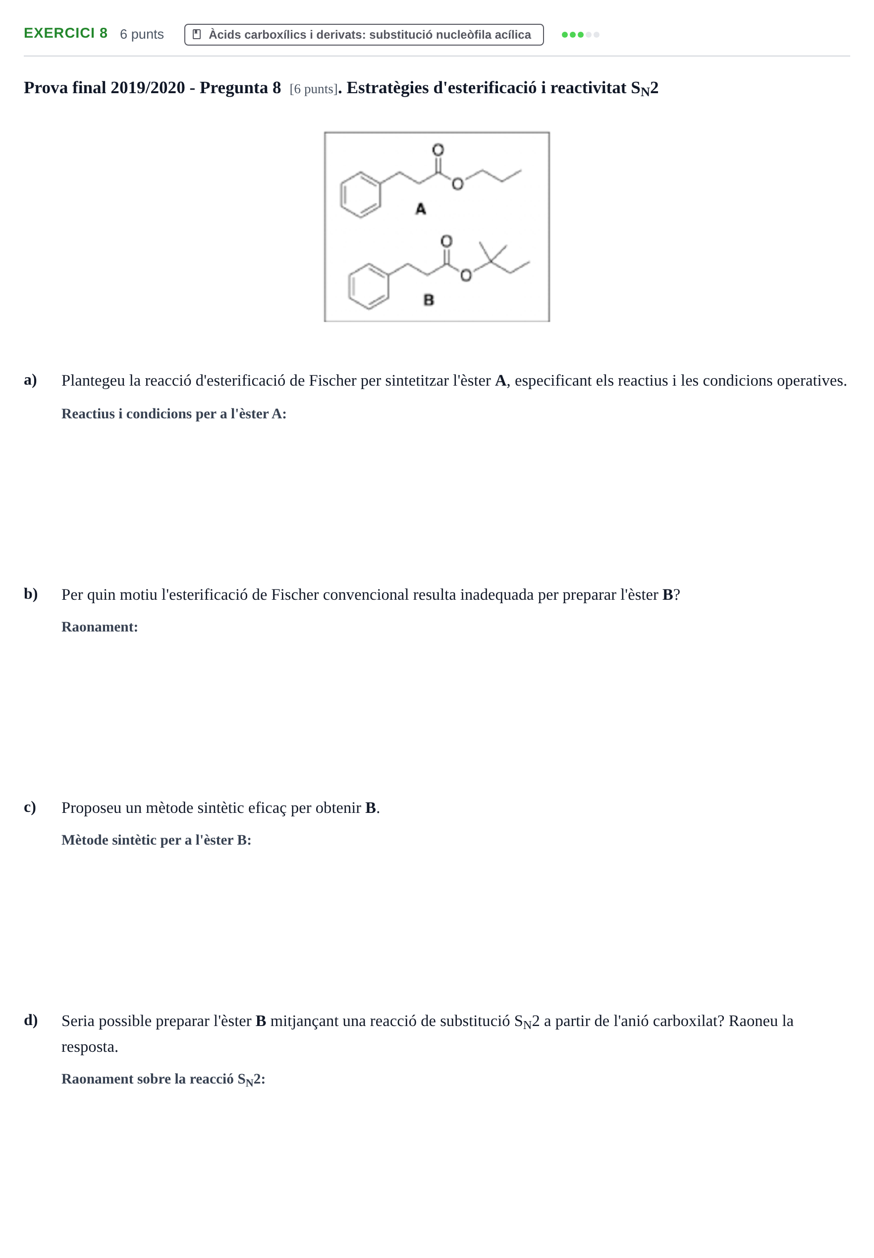 Enunciado: Problema 8 · Química Orgánica II UB 2018
