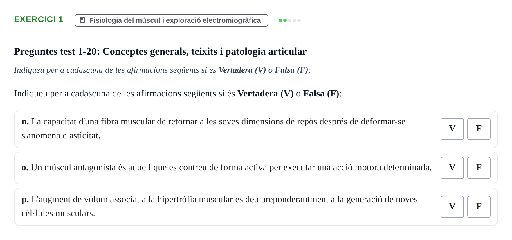 Enunciado: Ejercicio 1 - Fisiologia del múscul · Fisiología y Fisiopatología I UB 2016