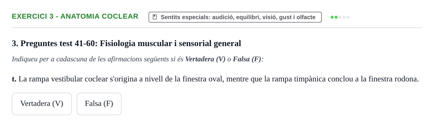 Enunciado: Ejercicio 3 - Anatomia coclear · Fisiología y Fisiopatología I UB 2016