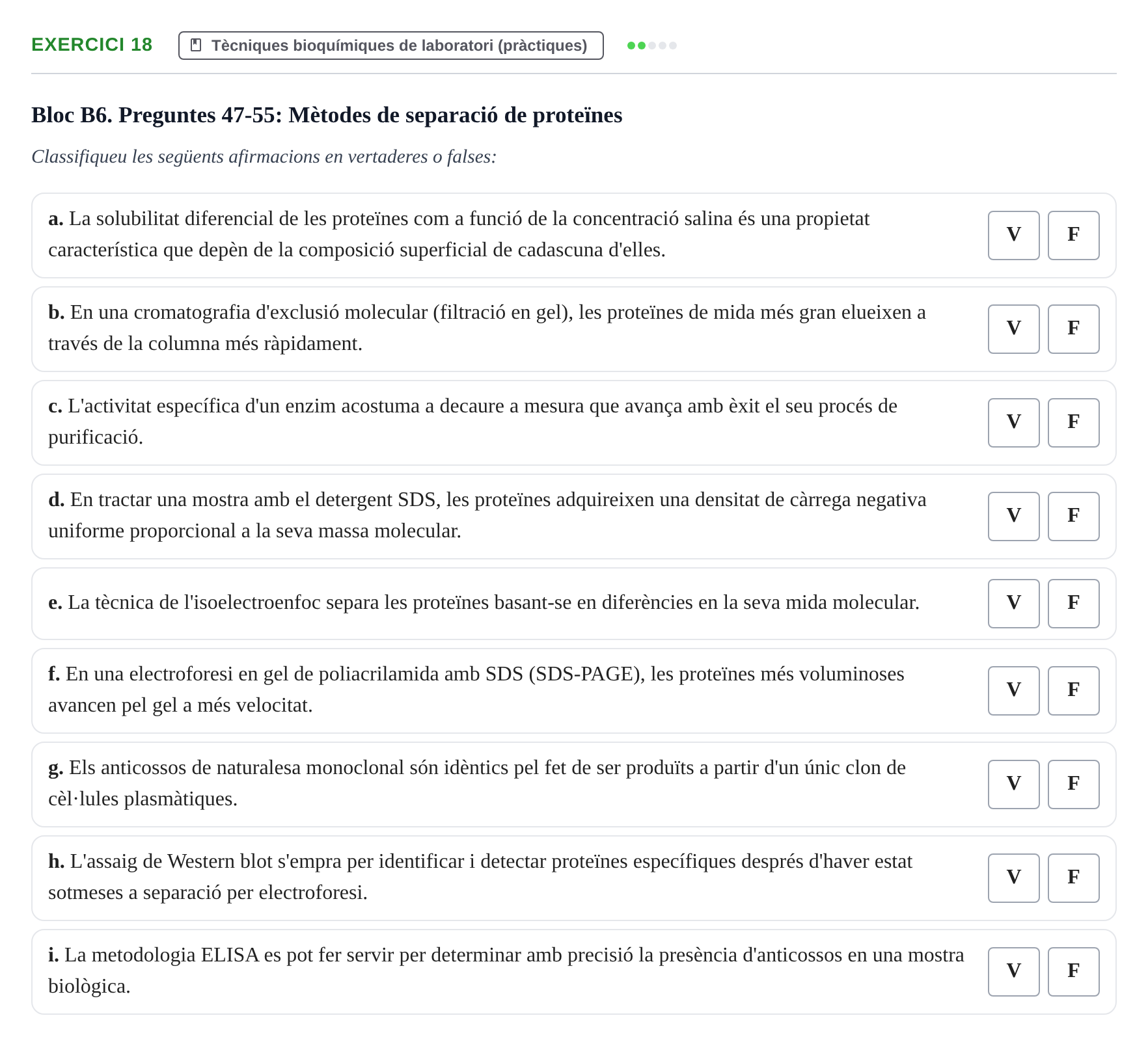 Enunciado: Problema 18 · Bioquímica UB Banc de preguntes d'examen de Bioquímica (Part 1)