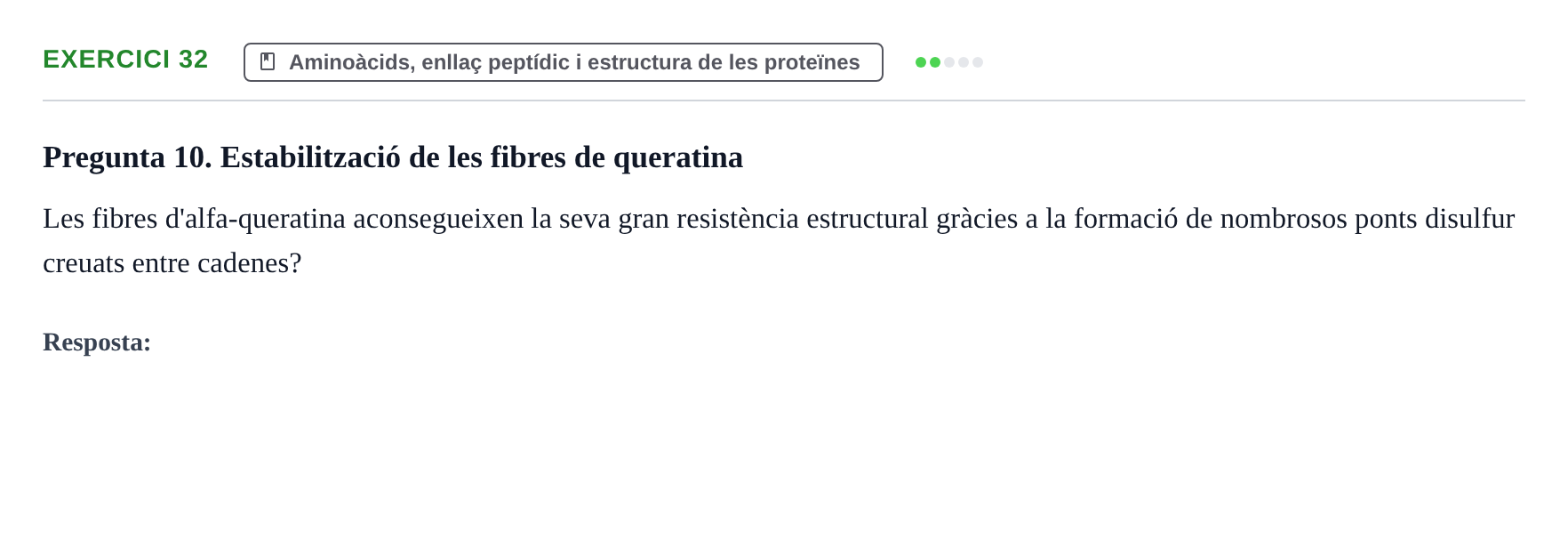 Enunciado: Problema 32 · Bioquímica UB Banc de preguntes d'examen de Bioquímica (Part 1)