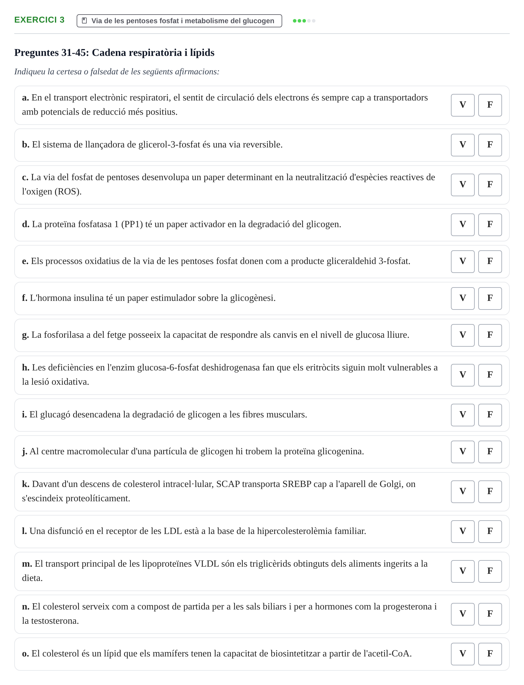 Enunciado: Problema 3 · Bioquímica UB Banc de preguntes d'examen de Bioquímica (Part 1)