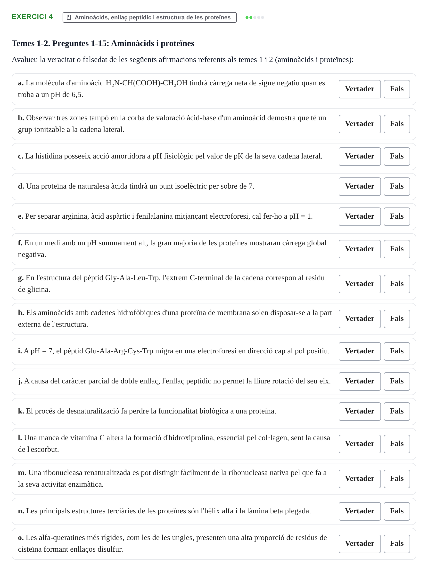Enunciado: Problema 4 · Bioquímica UB Banc de preguntes d'examen de Bioquímica (Part 1)
