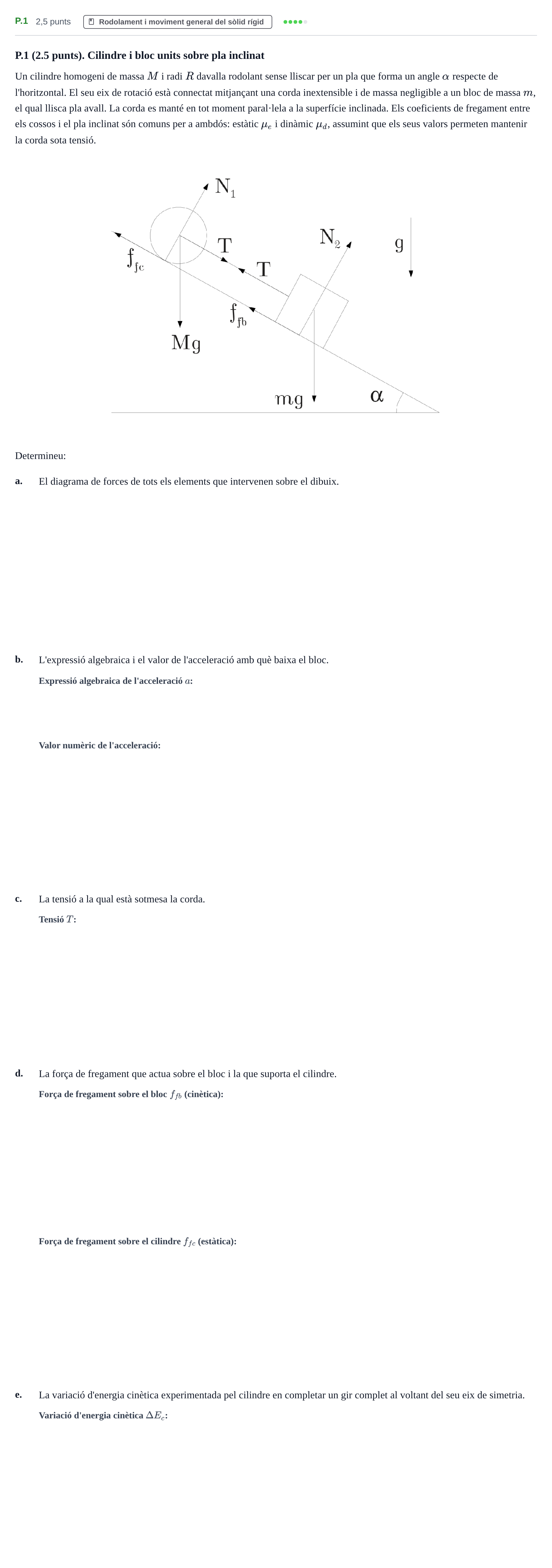 Enunciado: Ejercicio P.1 · Fundamentos de Mecánica UB 2015
