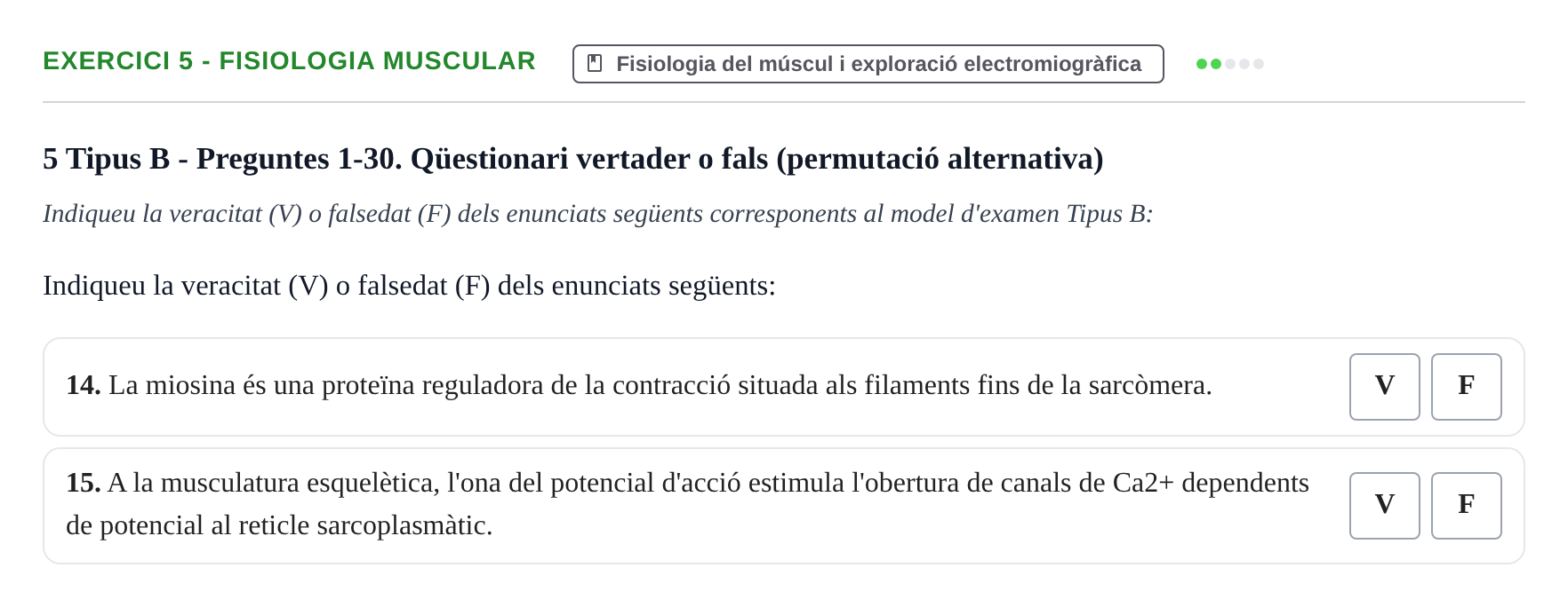 Enunciado: Ejercicio 5 - Fisiologia muscular · Fisiología y Fisiopatología I UB 2016