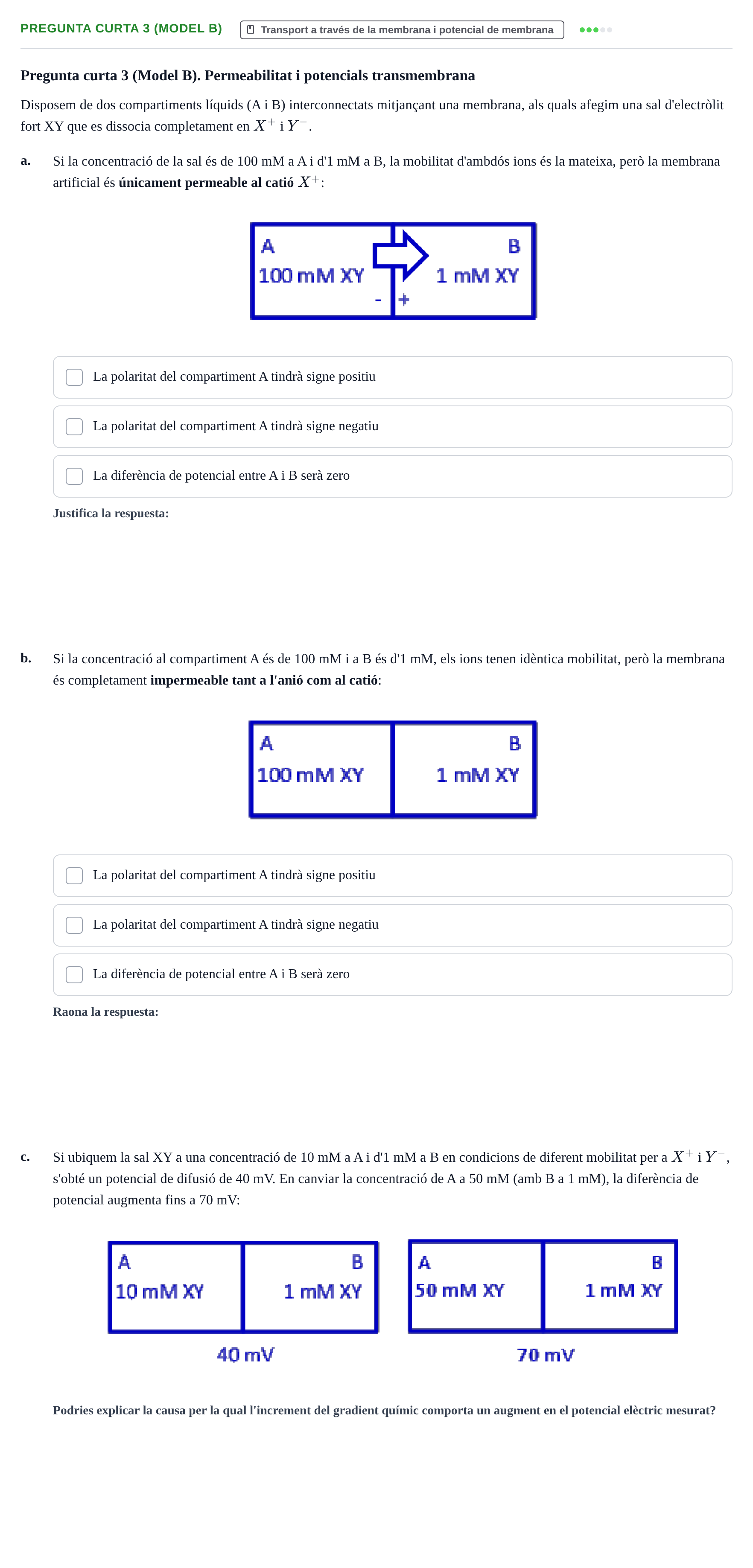 Enunciado: Pregunta curta 3 (Model B) · Fisiología y Fisiopatología I UB 2017