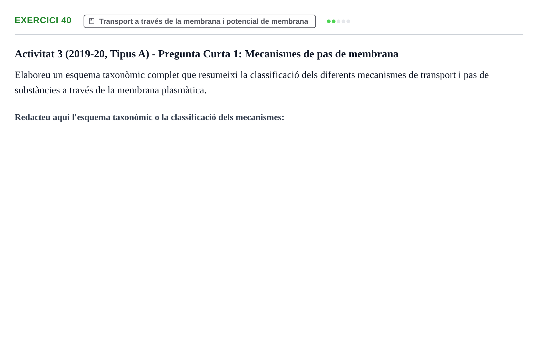 Enunciado: Problema 40 · Fisiología y Fisiopatología I UB 2015