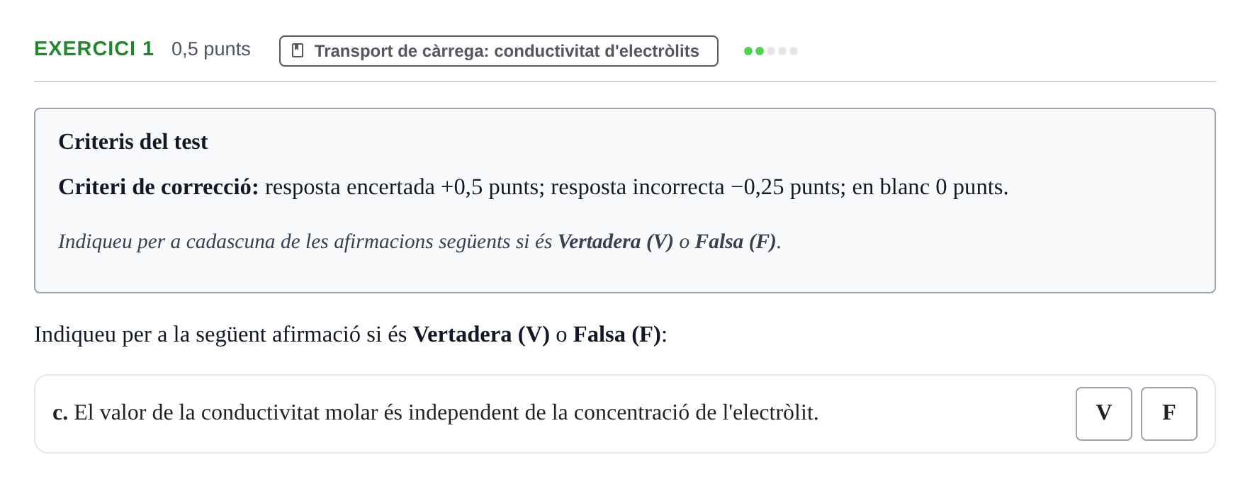 Enunciado: Ejercicio 1 - Transport de càrrega: conductivitat d'electrò… · Fisicoquímica II UB 2017