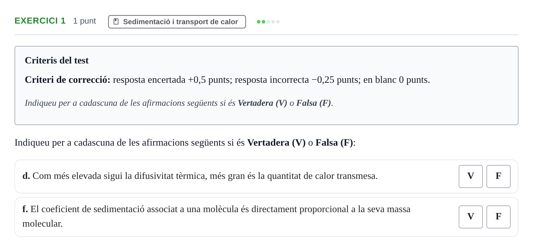 Enunciado: Ejercicio 1 - Sedimentació i transport de calor · Fisicoquímica II UB 2017