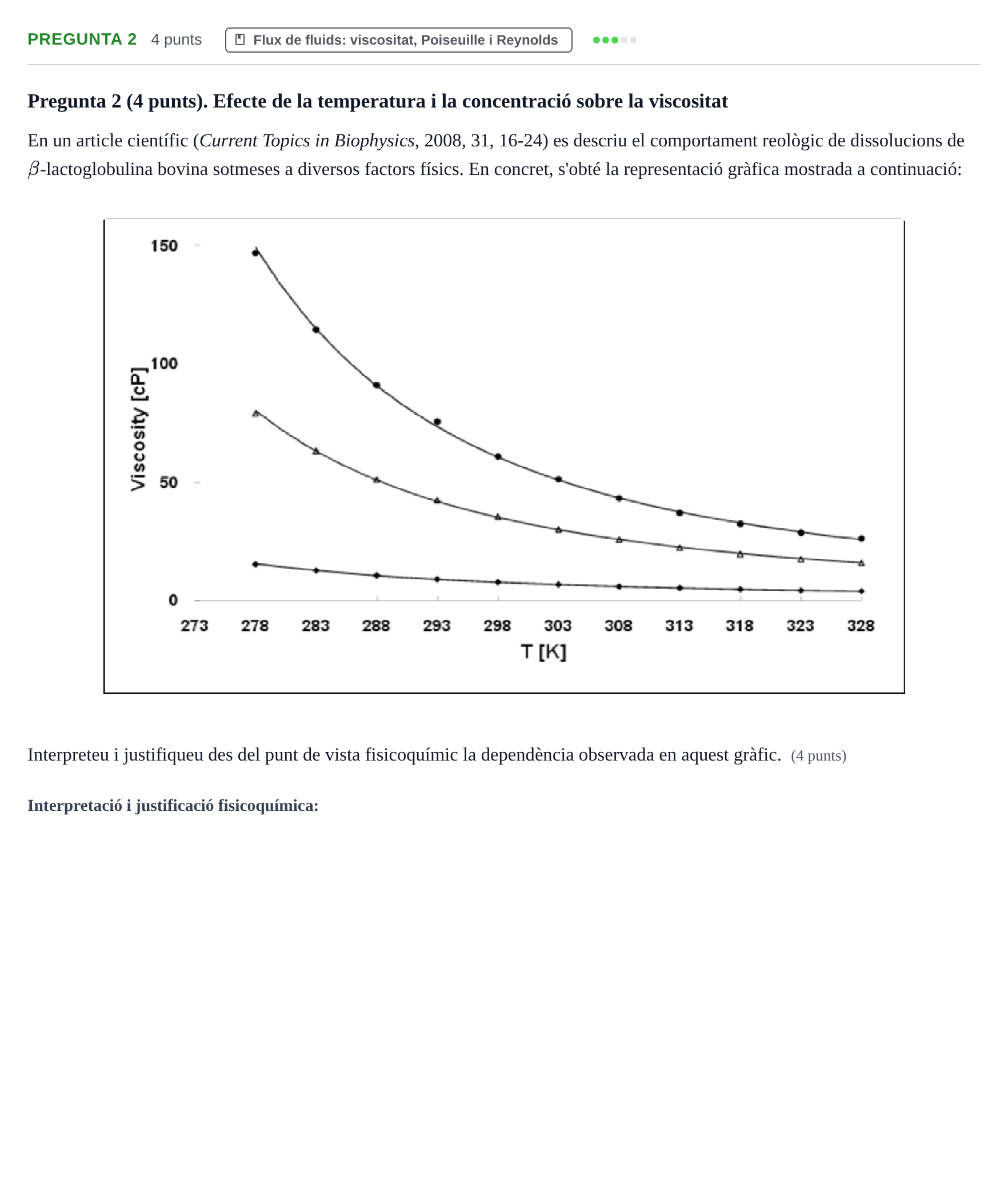 Enunciado: Pregunta 2 · Fisicoquímica II UB 2016