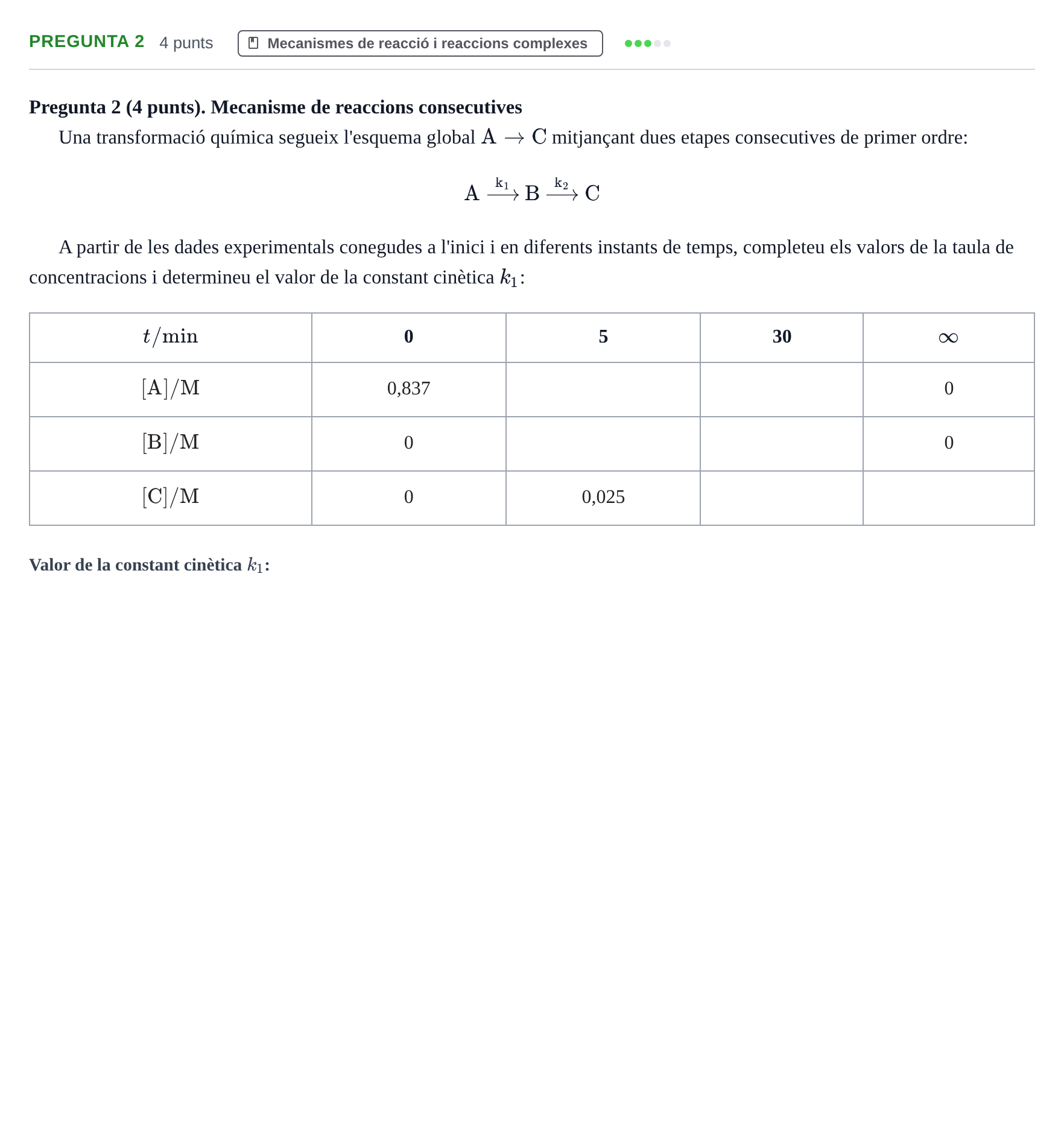 Enunciado: Pregunta 2 · Fisicoquímica II UB 2017