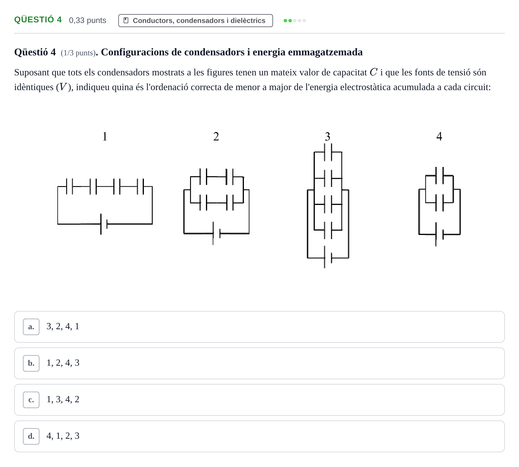 Enunciado: Ejercicio Qüestió 4 · Física UB Juny 2014