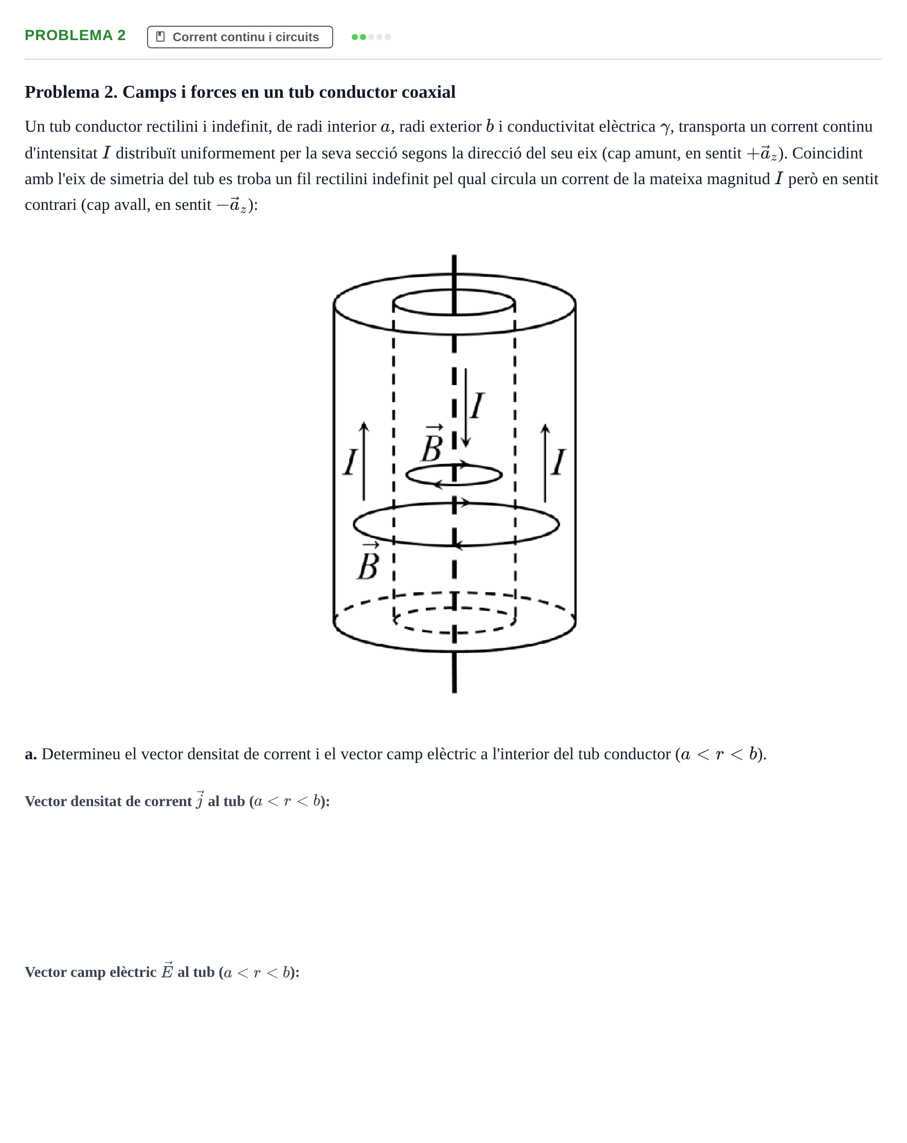 Enunciado: Problema 2 - Corrent continu i circuits · Física UB Juny 2019