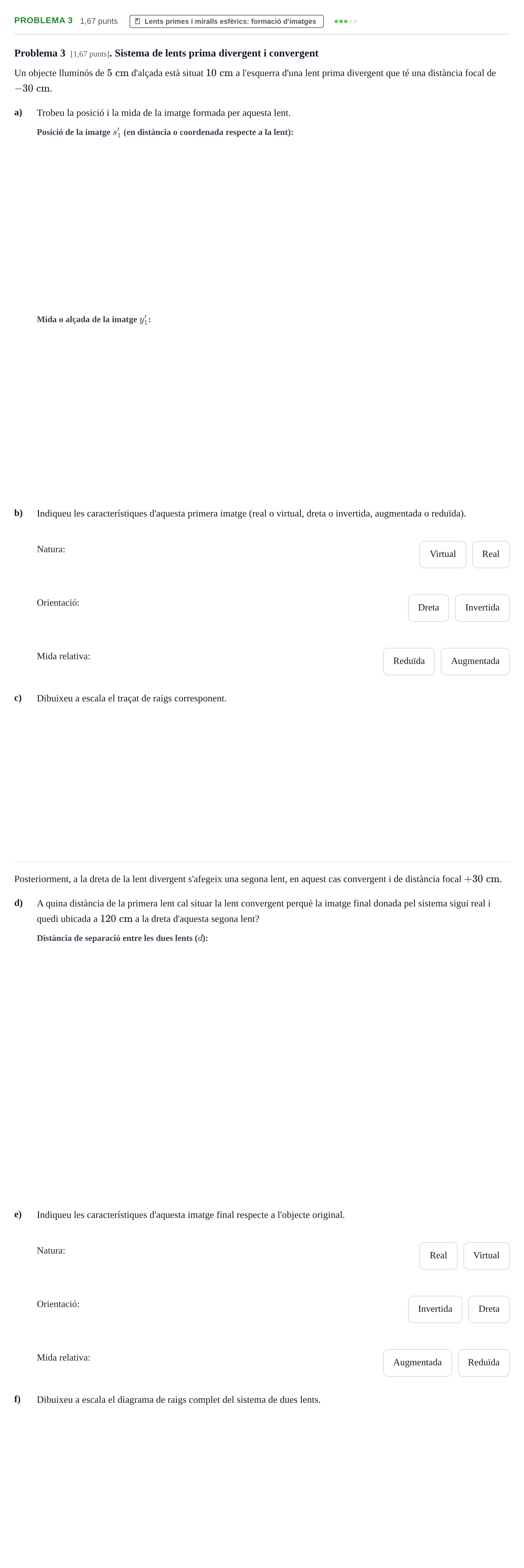 Enunciado: Problema 3 · Física UB Juny 2019
