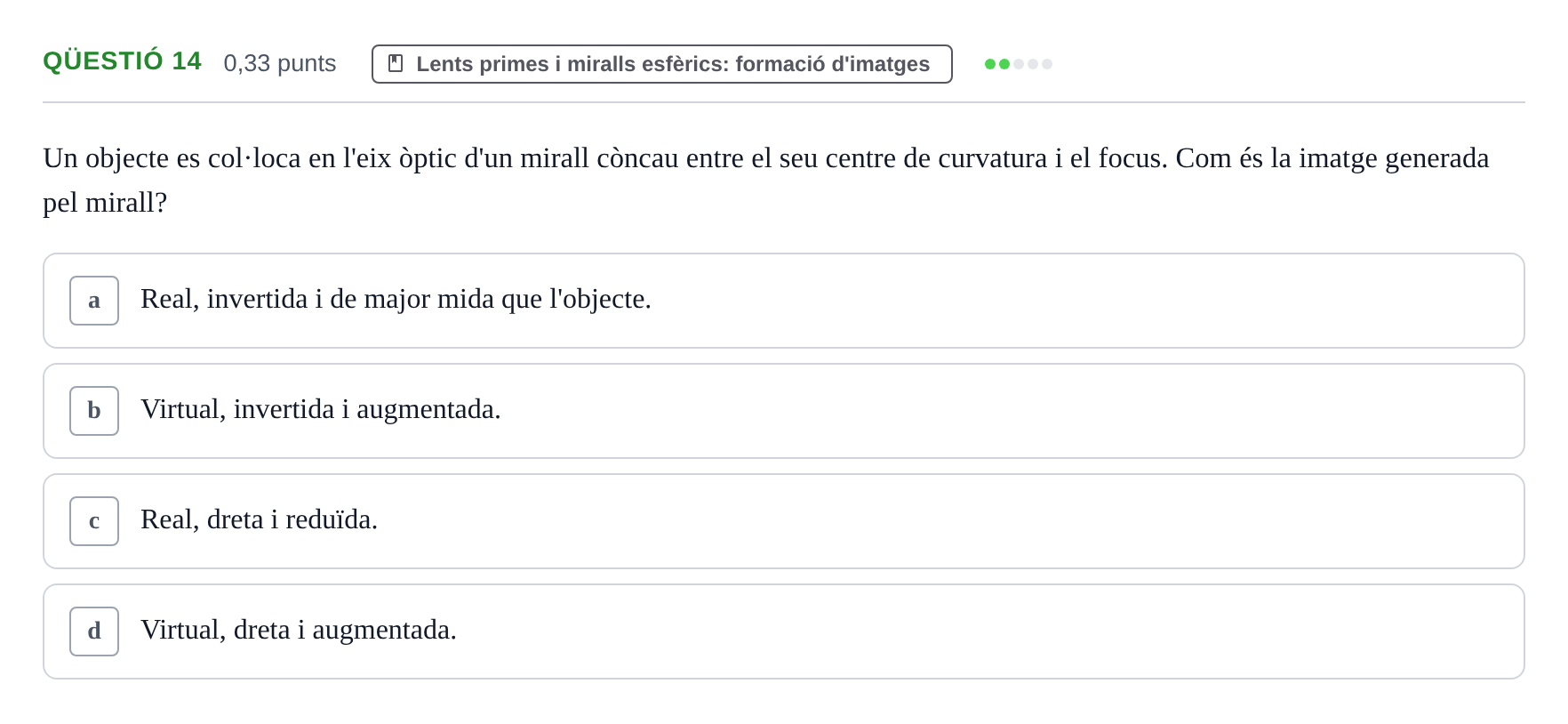 Enunciado: Ejercicio Qüestió 14 · Física UB 2019