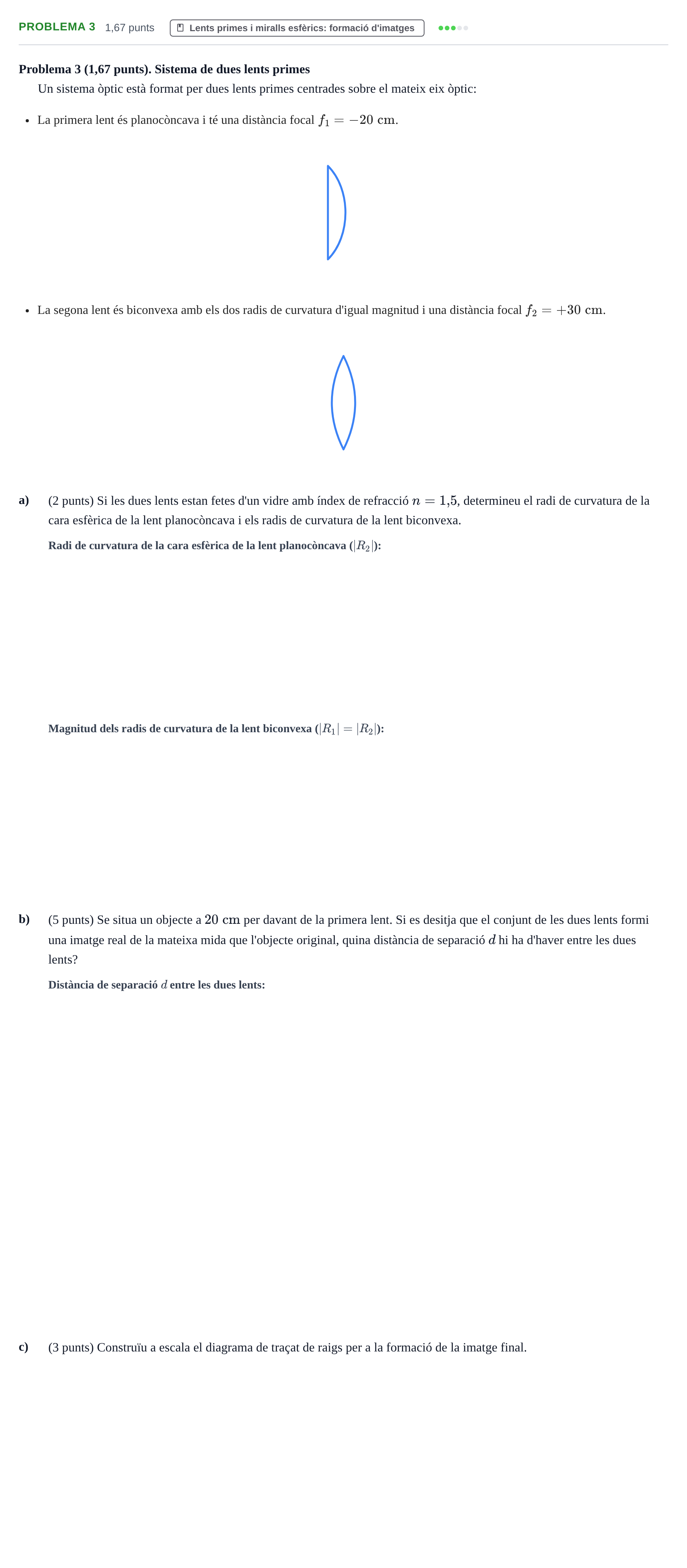 Enunciado: Problema 3 · Física UB Juny 2021